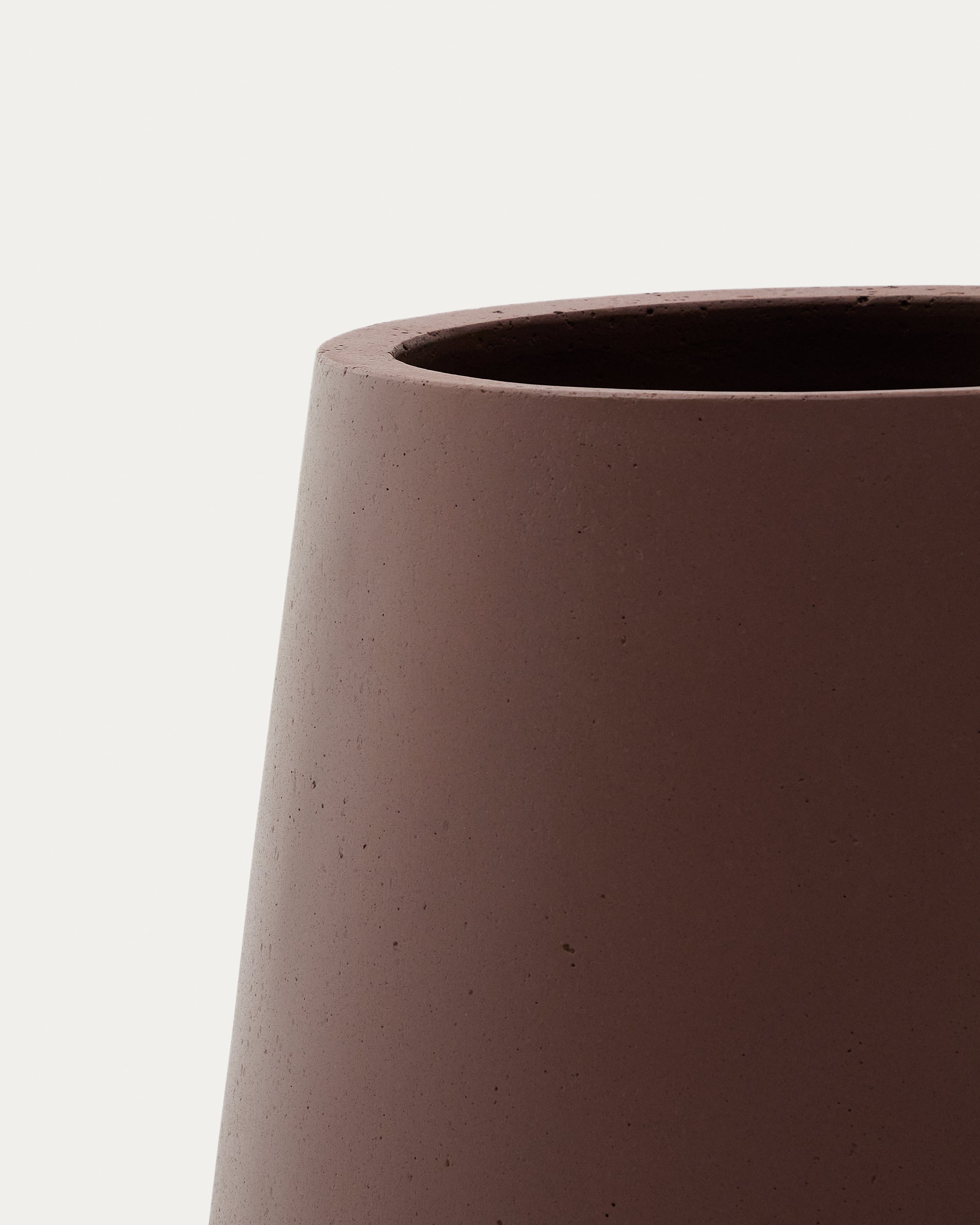 Calun vörösesbarna cement kaspó Ø 50cm