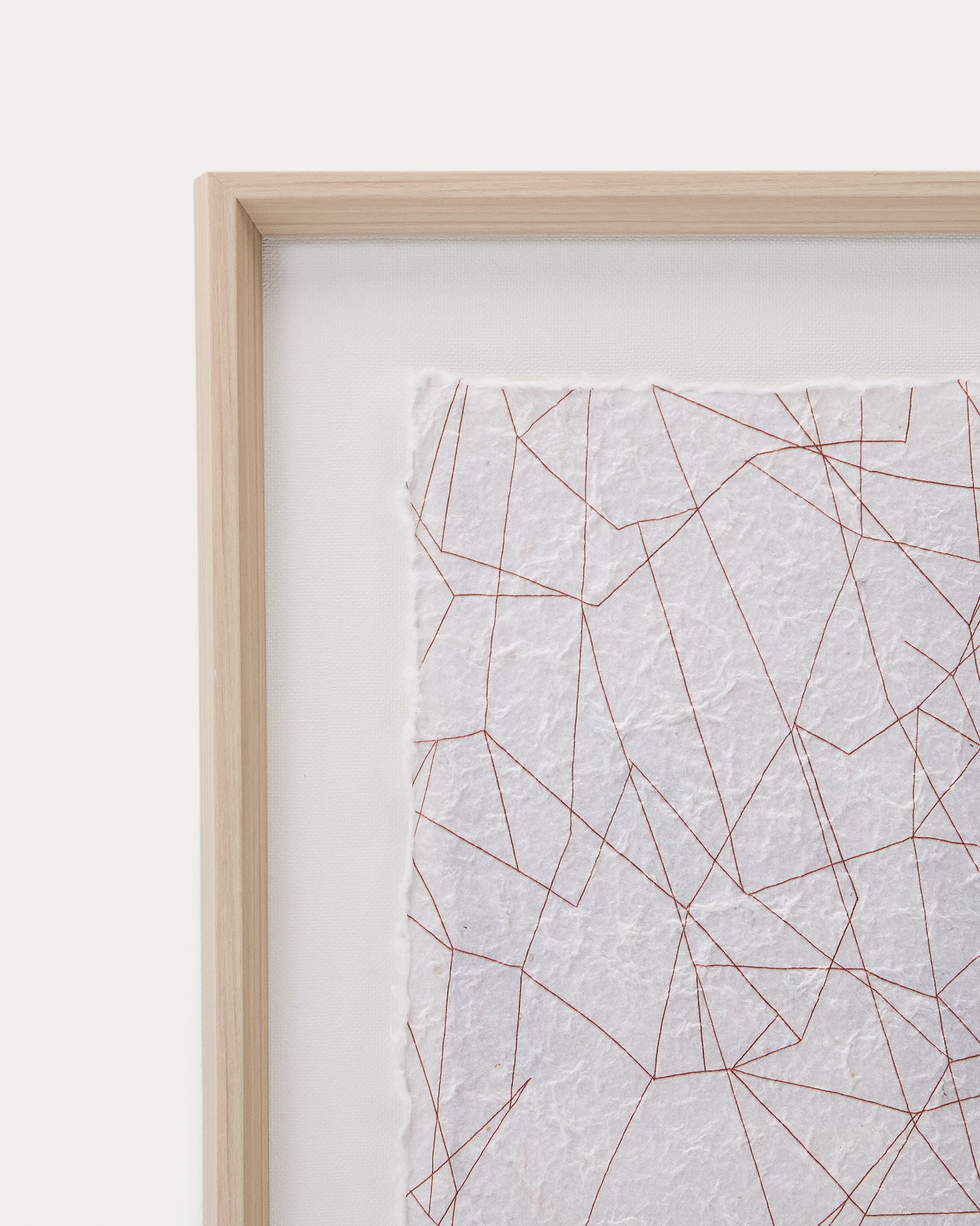 Durkan white picture on recycled paper 30 x 40cm - Detail