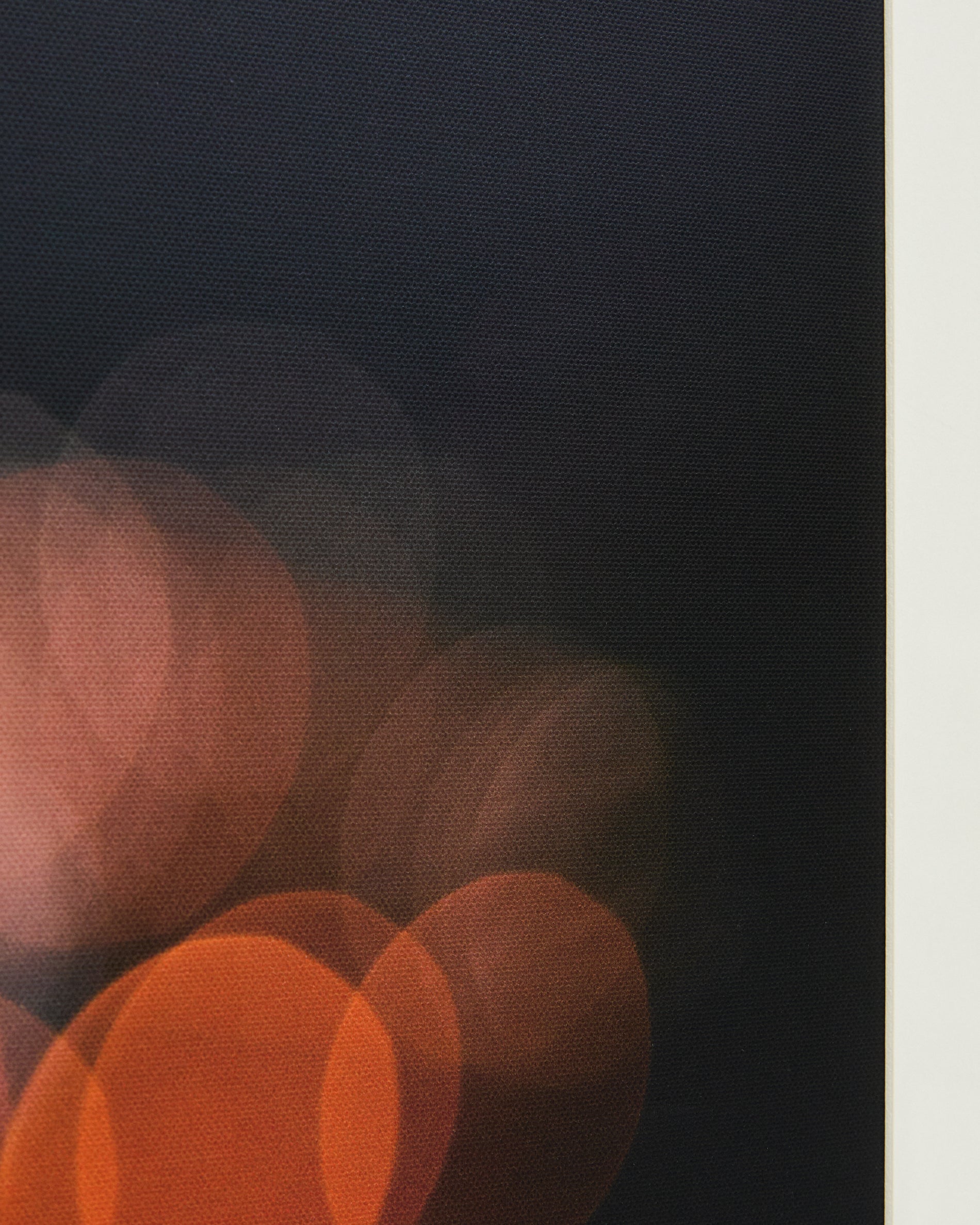 Zavira picture with photograph of Barcelona lights 80 x 100cm - Detail