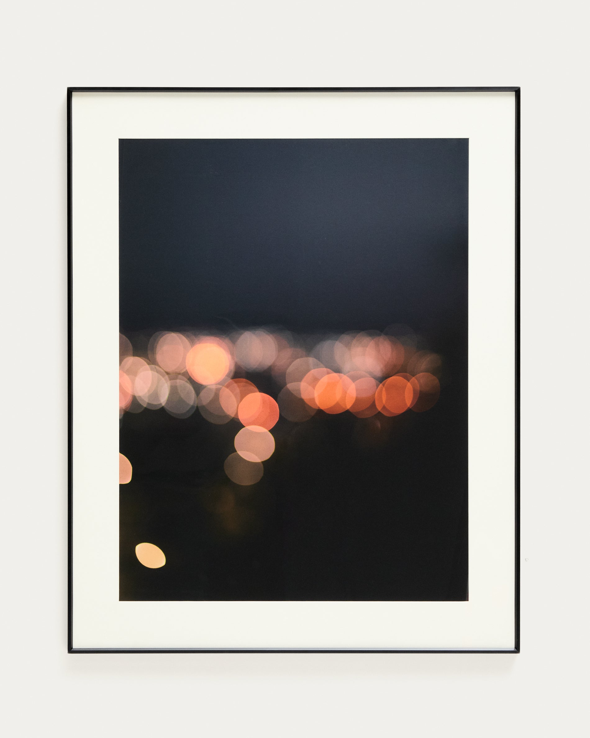Zavira picture with photograph of Barcelona lights 80 x 100cm - Product View