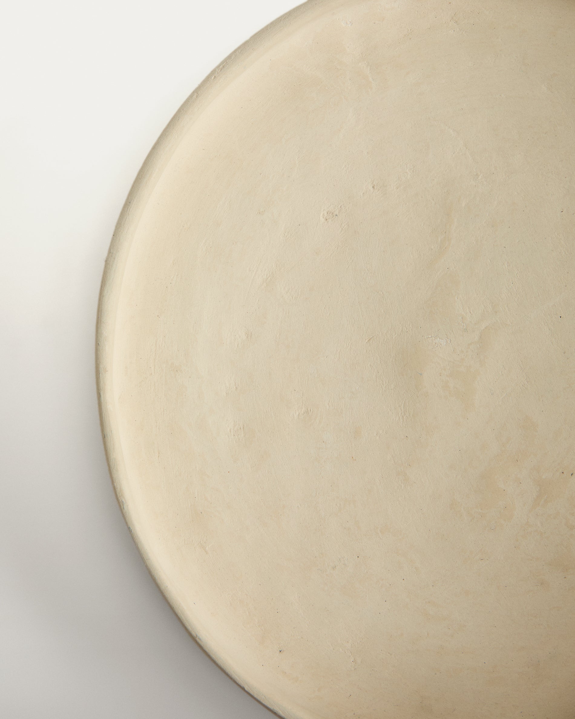 Mireni papier-mâché centrepiece beige Ø 29 cm - Detail