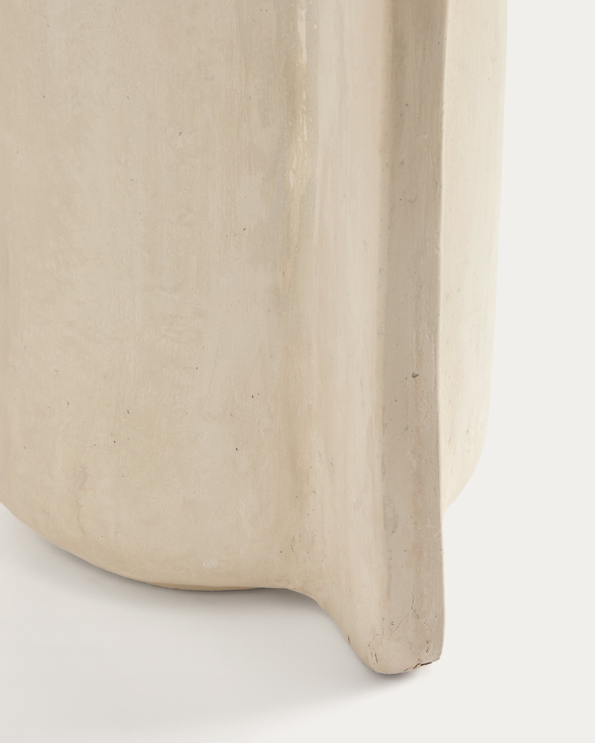 Mireni papier-mâché vase beige 67 cm - Detail