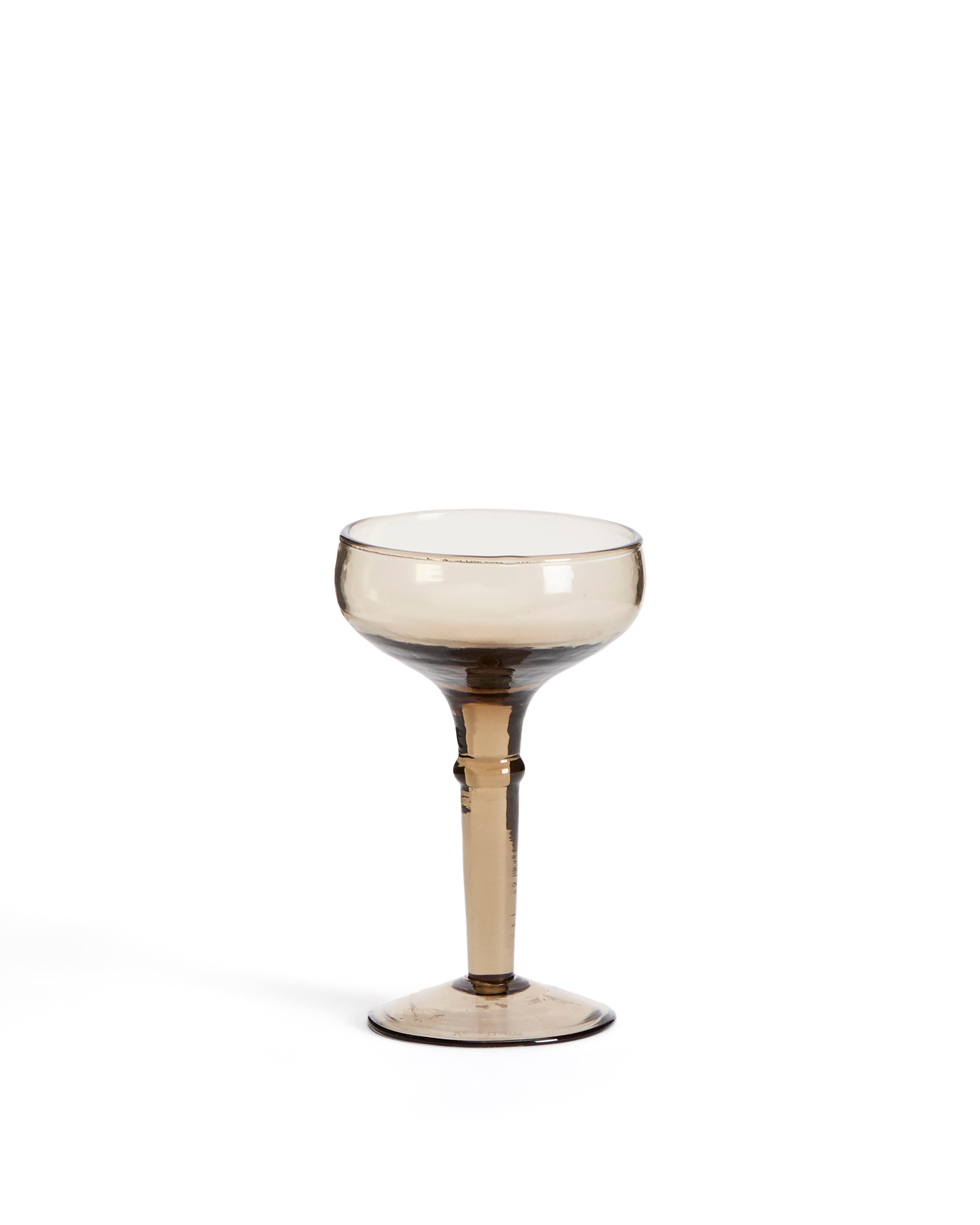 Vinea wine glass made of brown recycled glass - Product Image