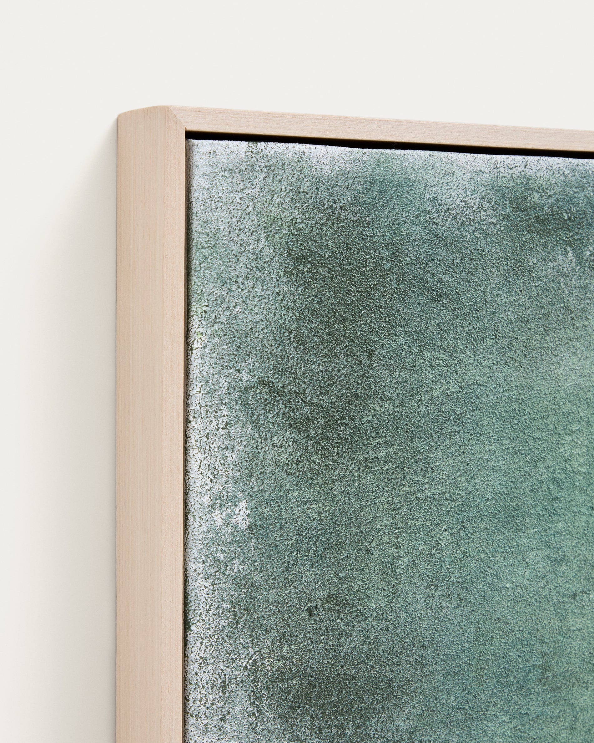 Selnar green abstract picture 60 x 90cm - Detail