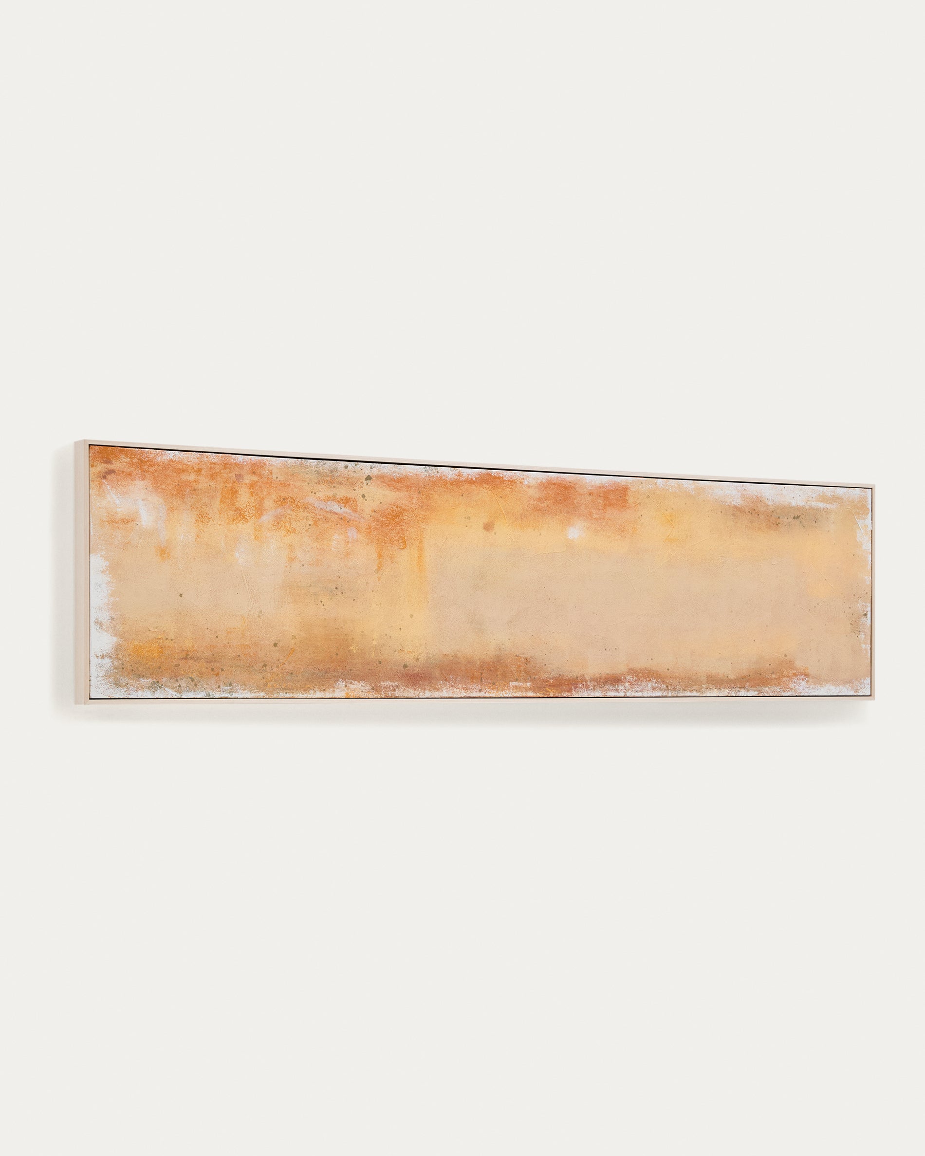 Selnar yellow abstract picture 182 x 47cm - Product View