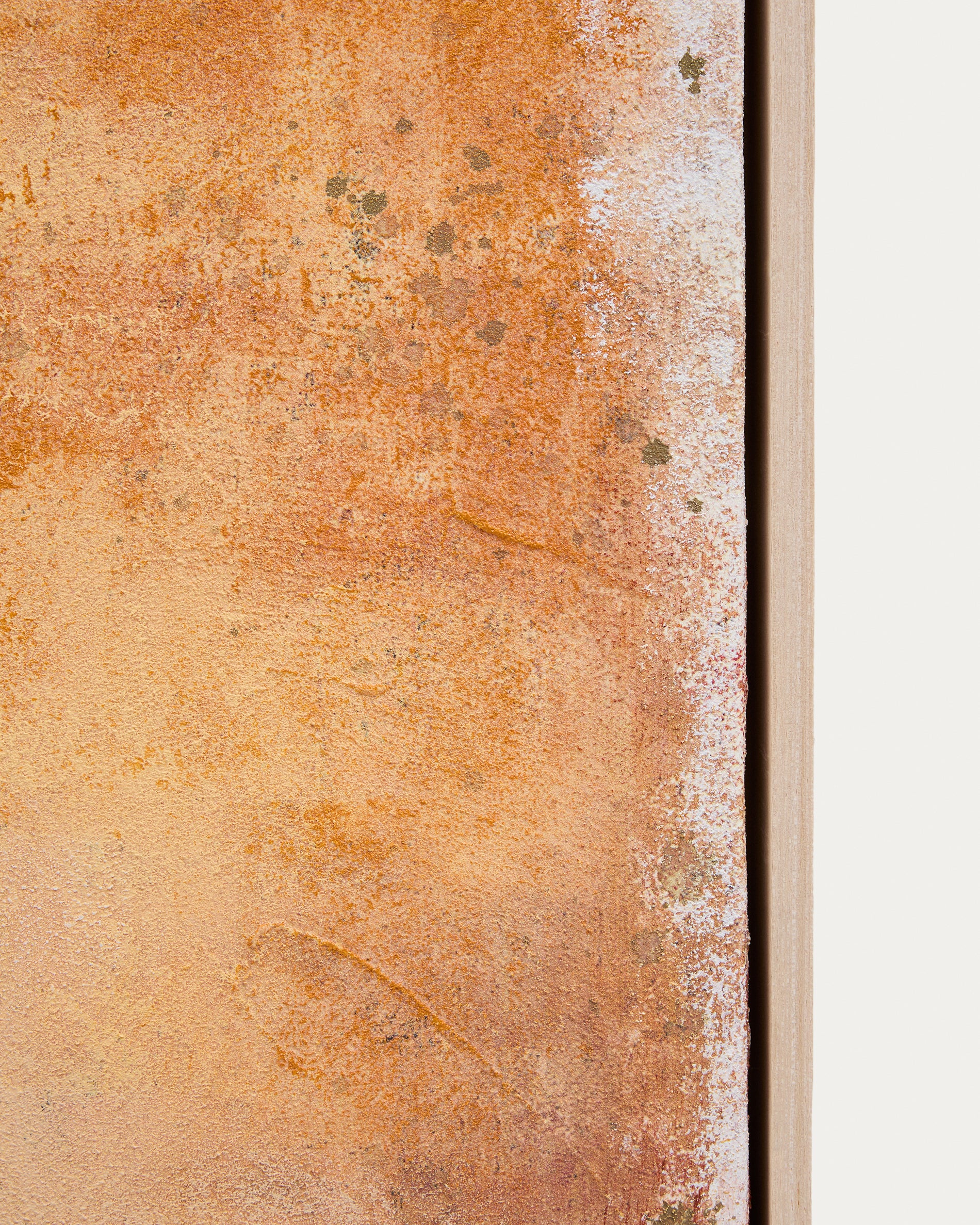 Selnar yellow abstract picture 60 x 90cm - Detail