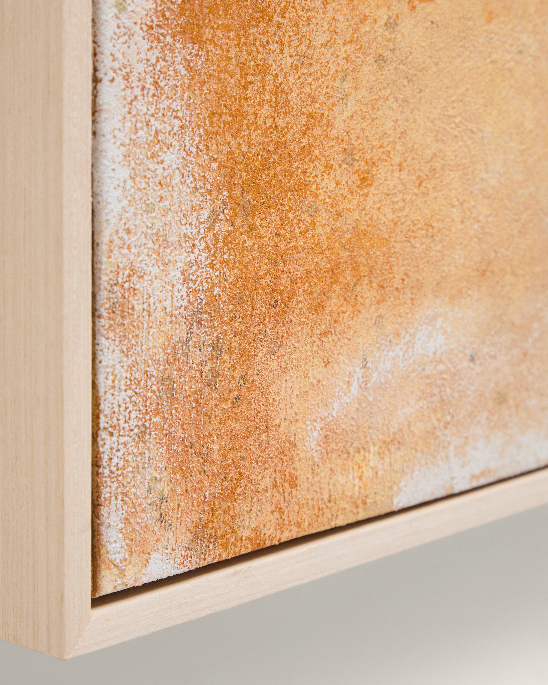 Selnar yellow abstract picture 60 x 90cm - Detail