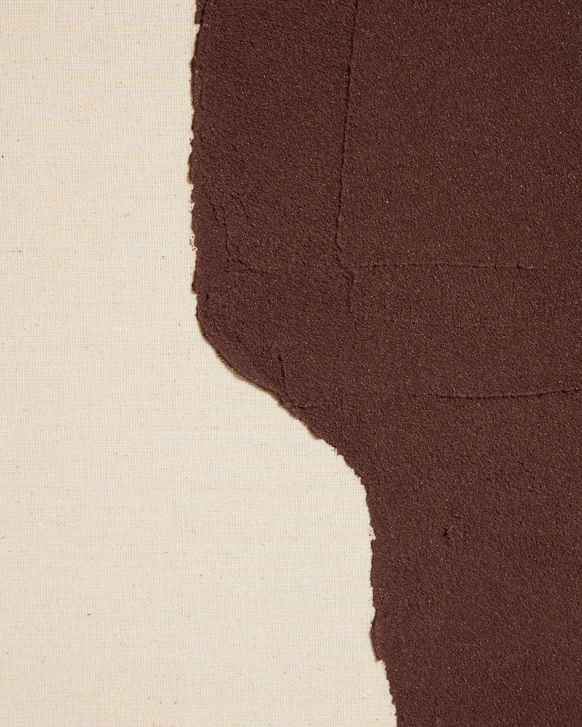 Irden hand-painted abstract picture in burgundy 80 x 100cm - Detail