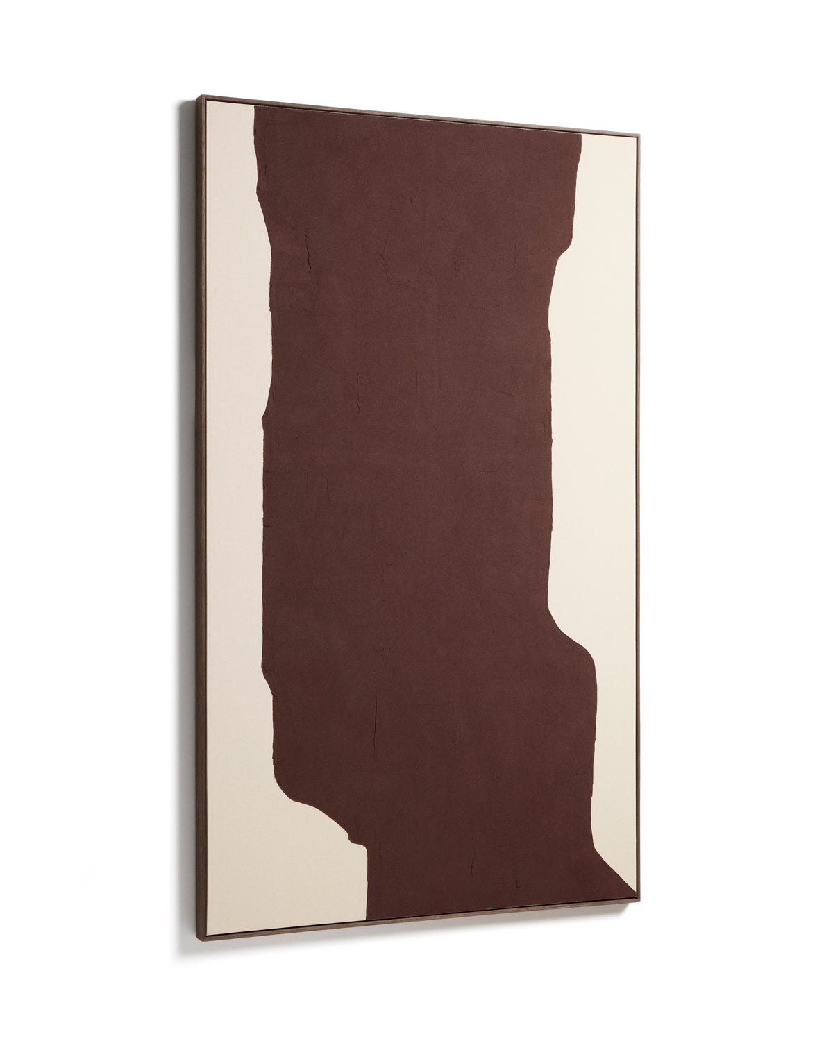 Irden hand-painted abstract picture in burgundy 120 x 200cm - Product Image
