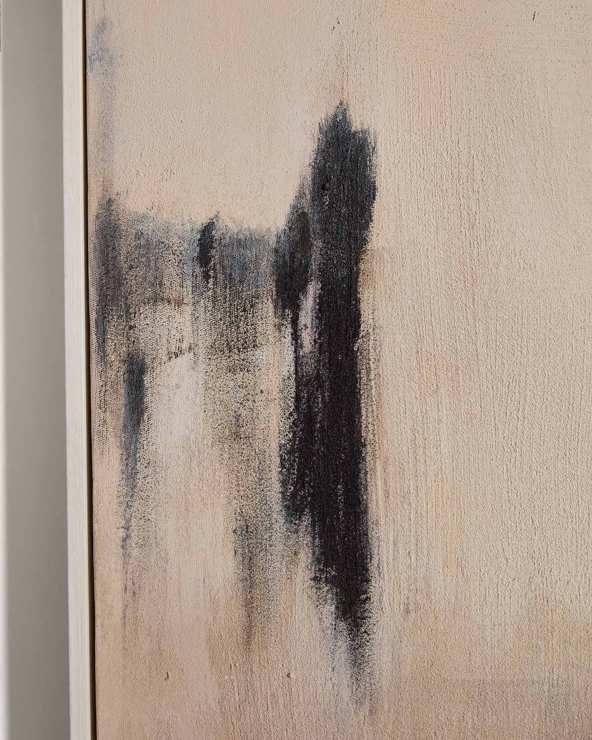 Meril abstract picture in beige 120 x 150cm - Detail