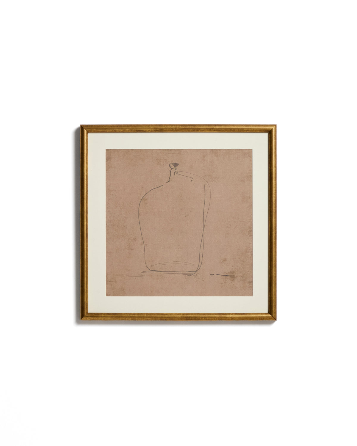Ferni hand-drawn abstract picture 40 x 40cm - Product Image