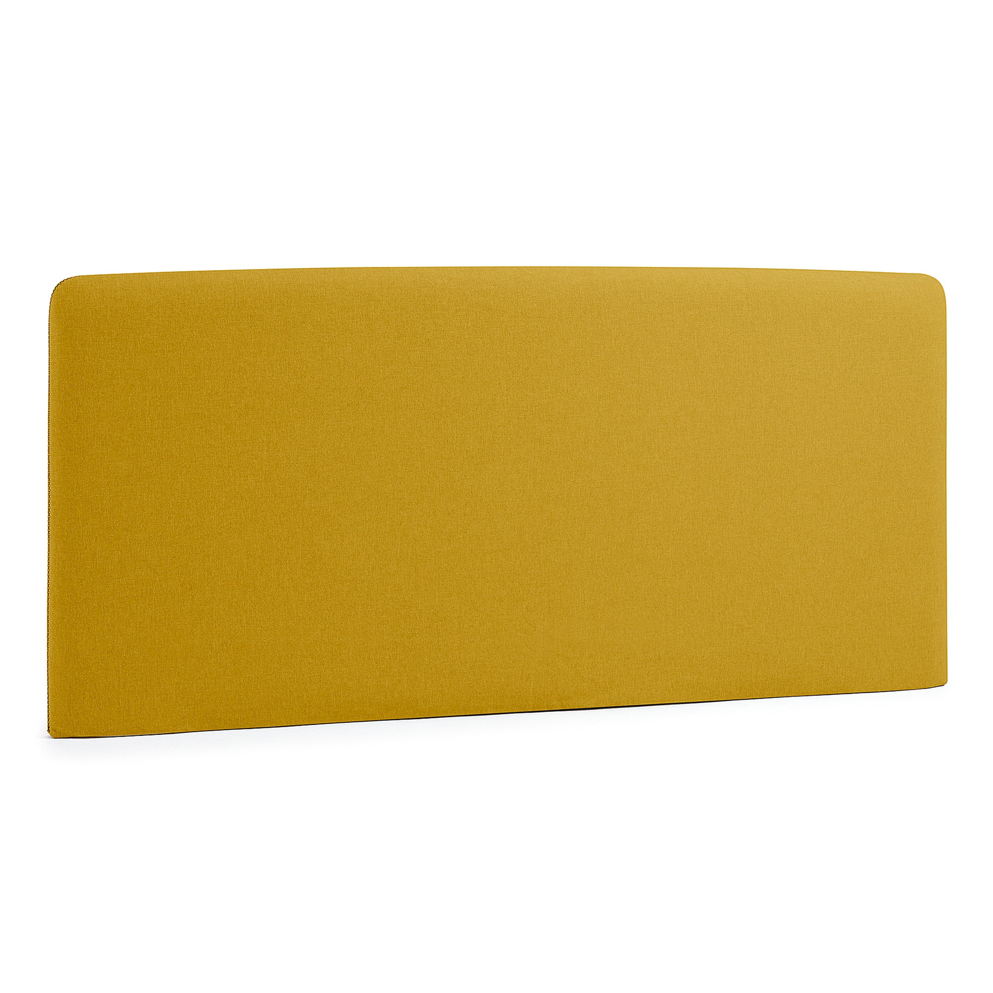 Dyla headboard with removable cover in mustard, for 150 cm beds FSC Mix Credit - Product Image