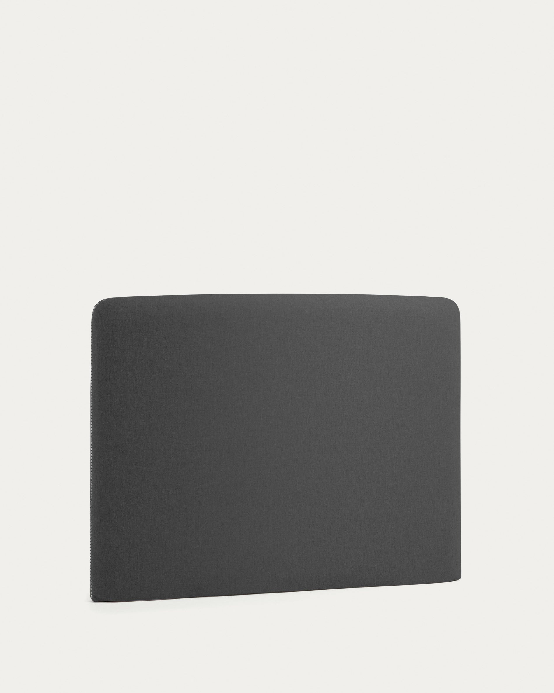 Dyla headboard cover in black for 90 cm beds - Product View