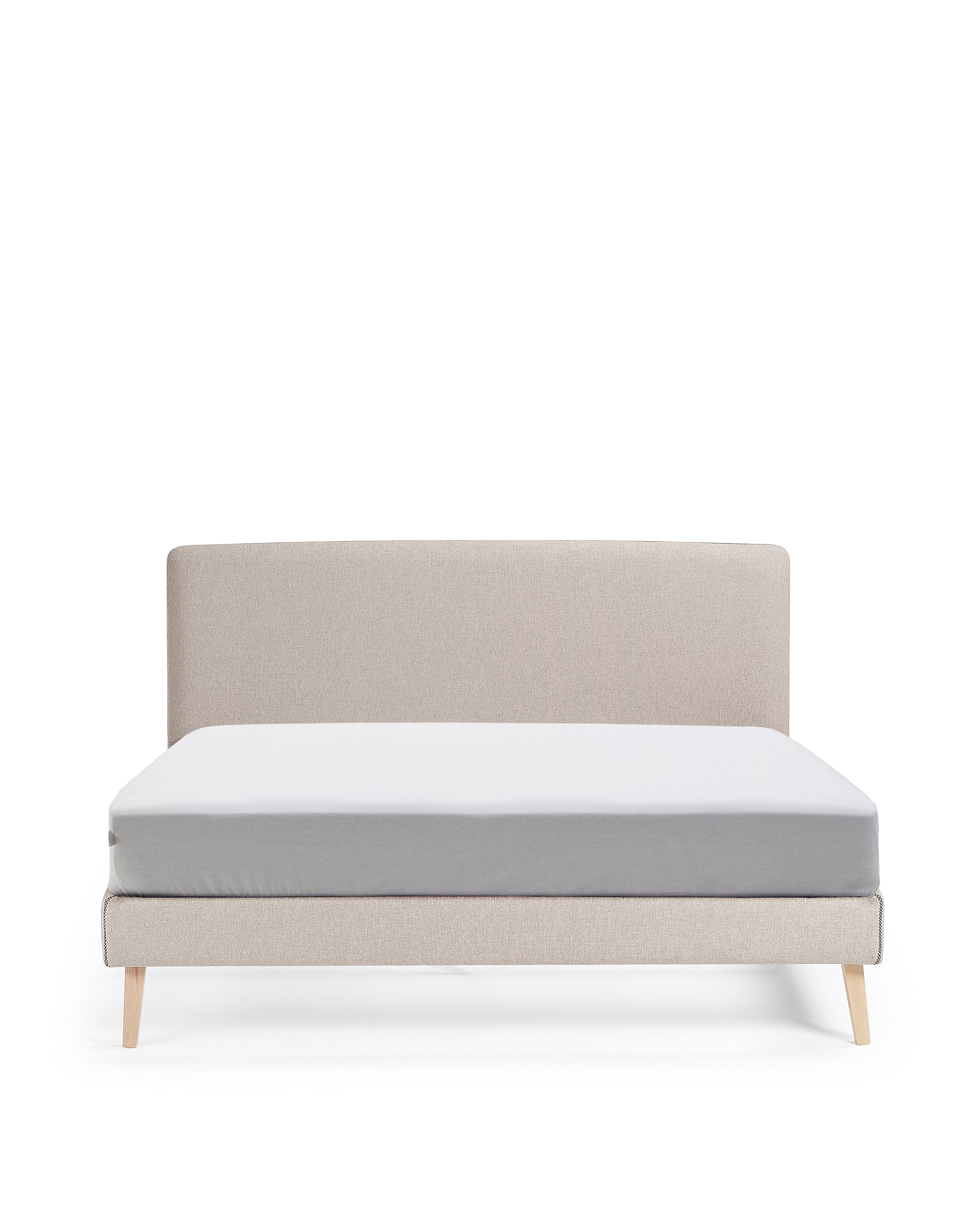 Dyla bed cover in beige for a 160 x 200 cm mattress - Product Image