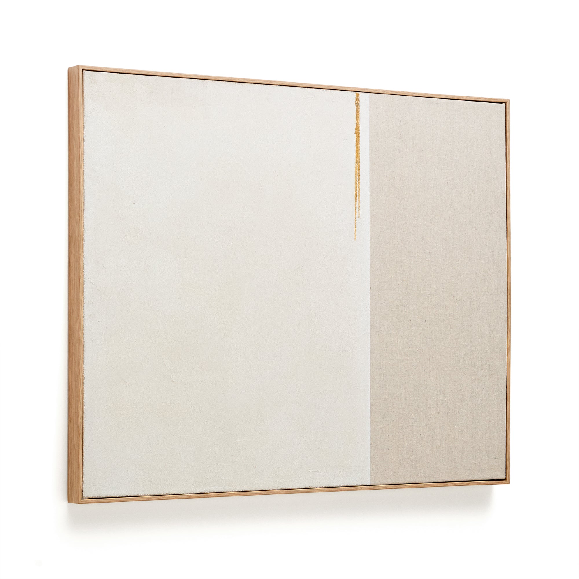 Salin absztrakt festmény vízszintes lencsíkkal 80 x 100 cm