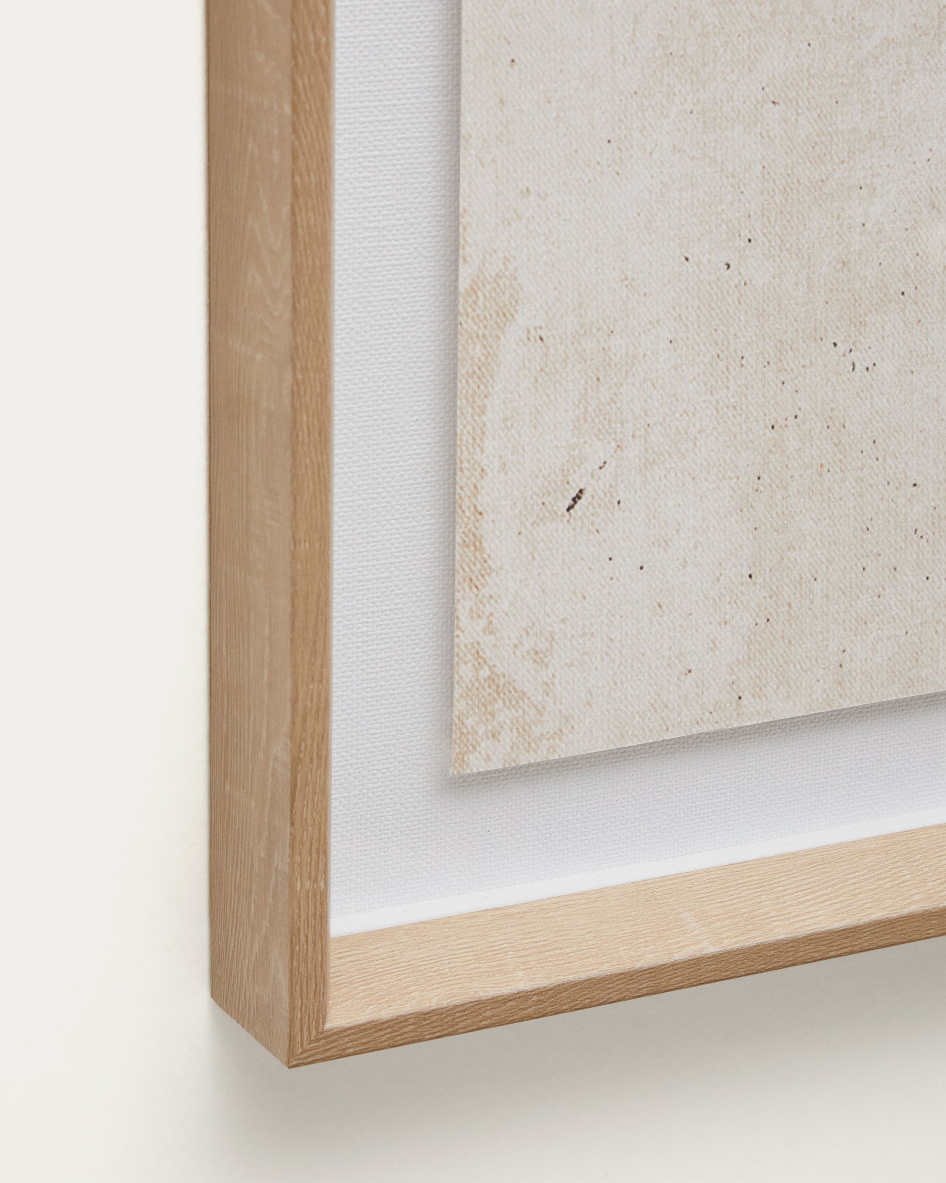 Sormi abstract beige painting 50 x 70 cm - Detail