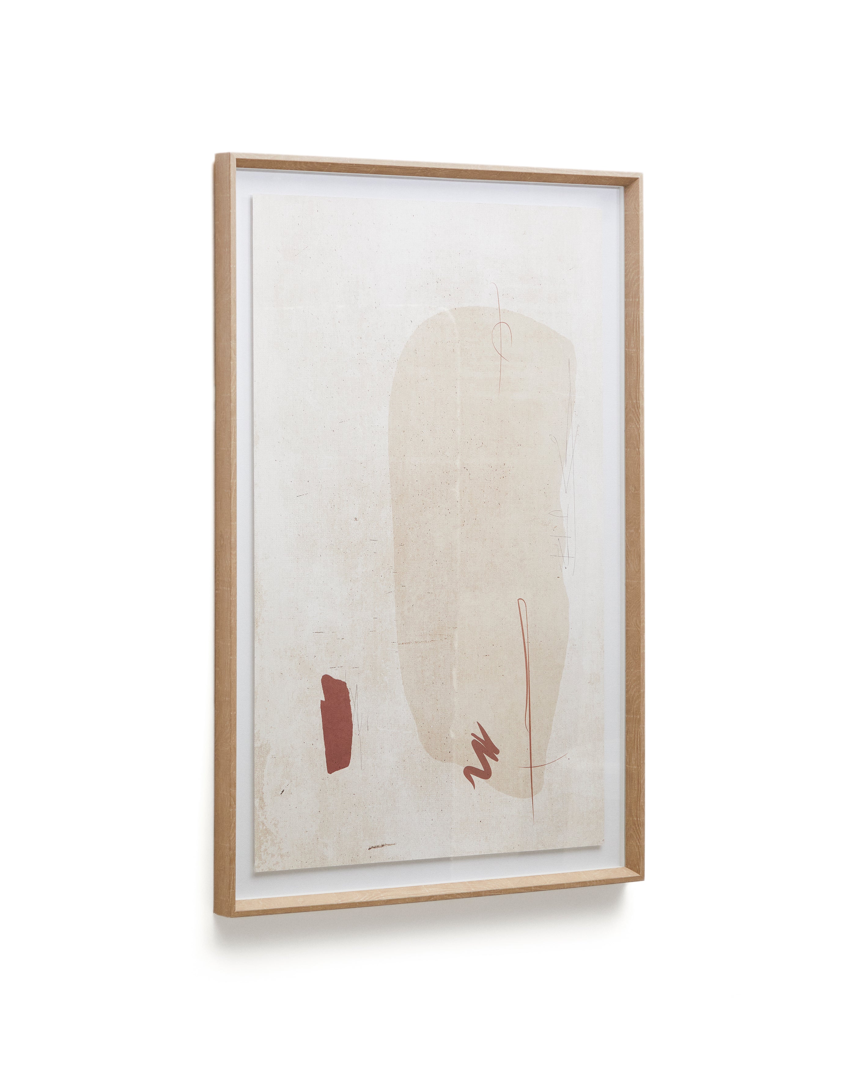 Sormi abstract beige painting 60 x 90 cm - Product Image