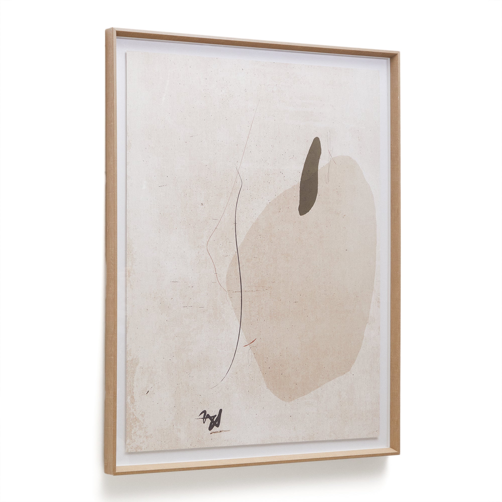 Sormi abstract beige painting 80 x 100 cm - Product Image
