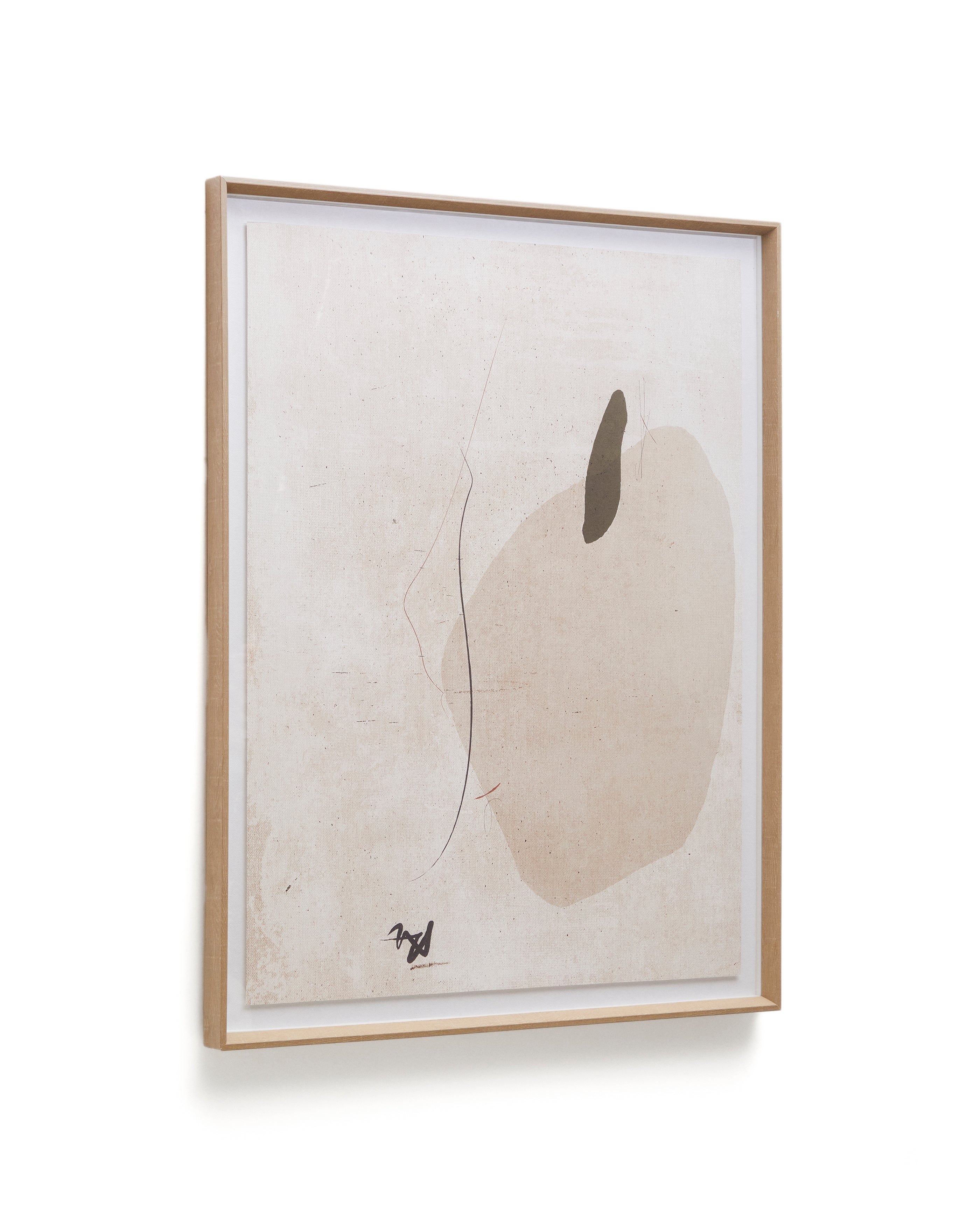 Sormi abstract beige painting 80 x 100 cm - Product Image