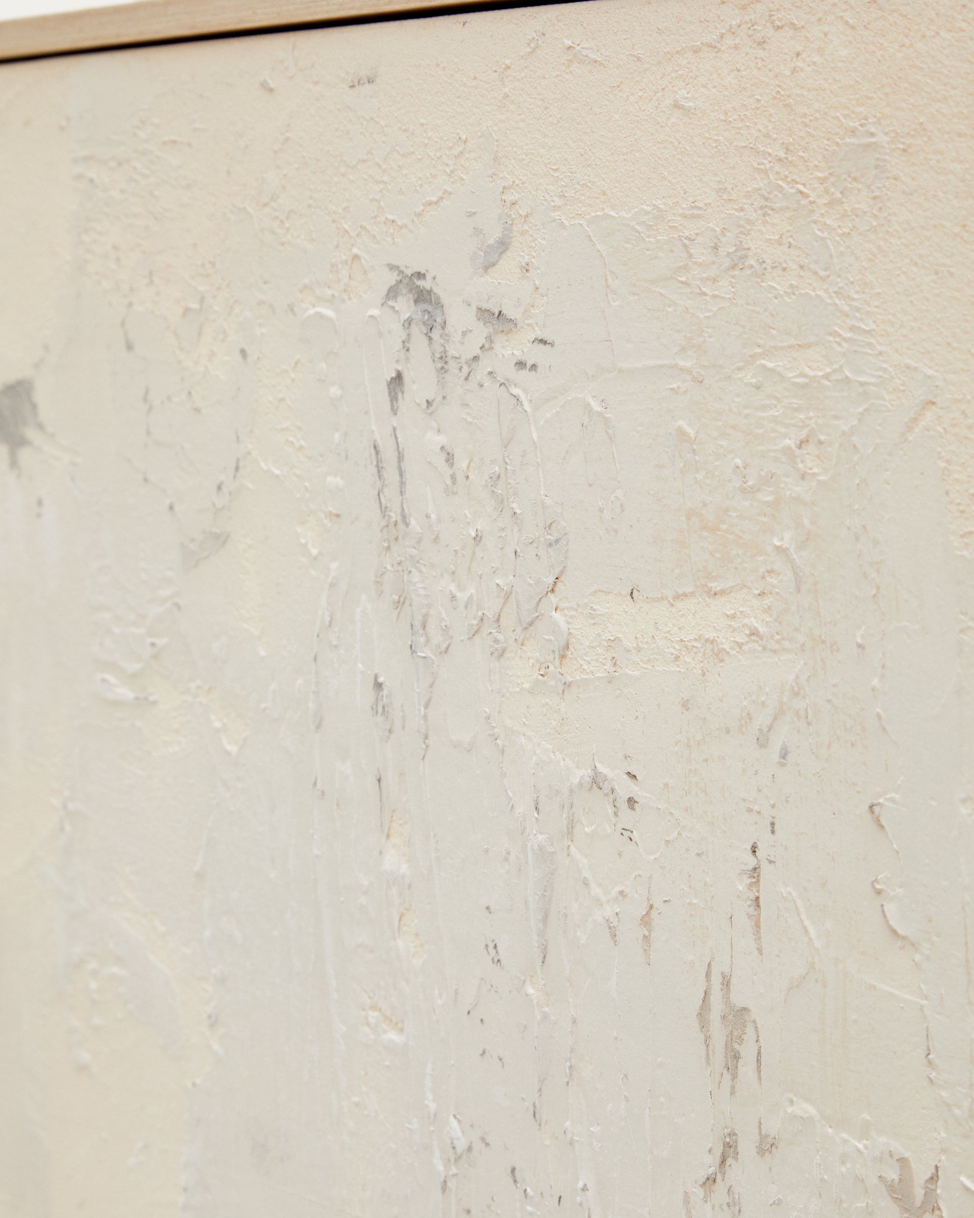 Silpa abstract painting in light beige 200 x 120 cm - Detail