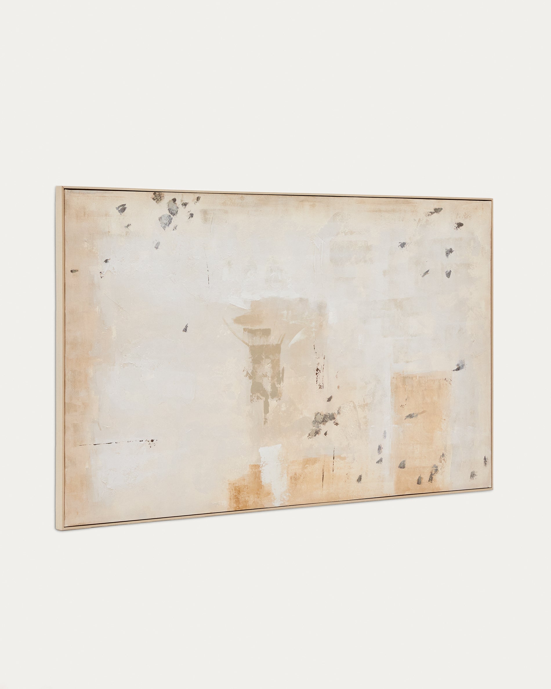 Silpa abstract painting dark beige 200 x 120 cm - Product View