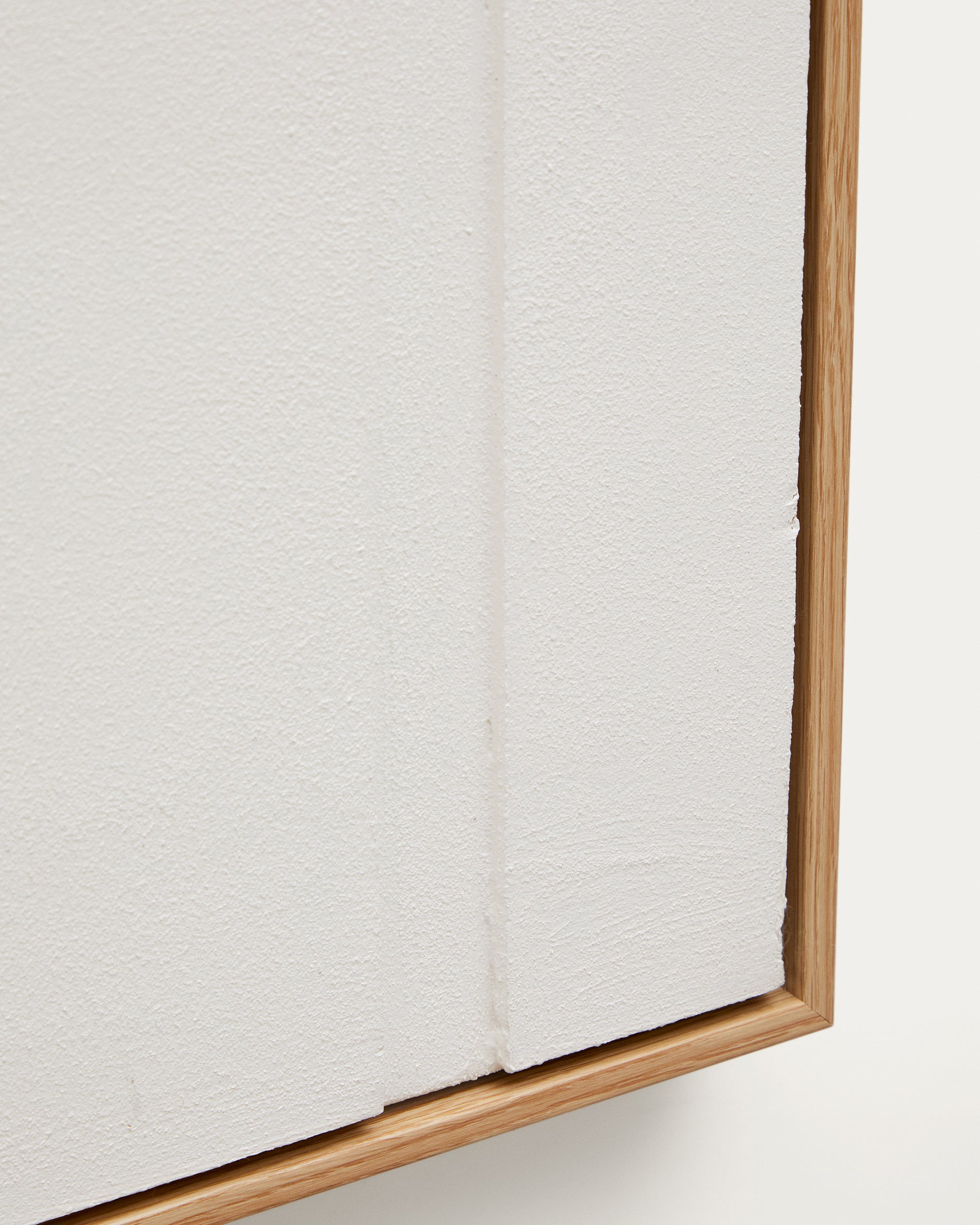 Sefri picture with straight geometric shapes in white 60 x 90 cm - Detail