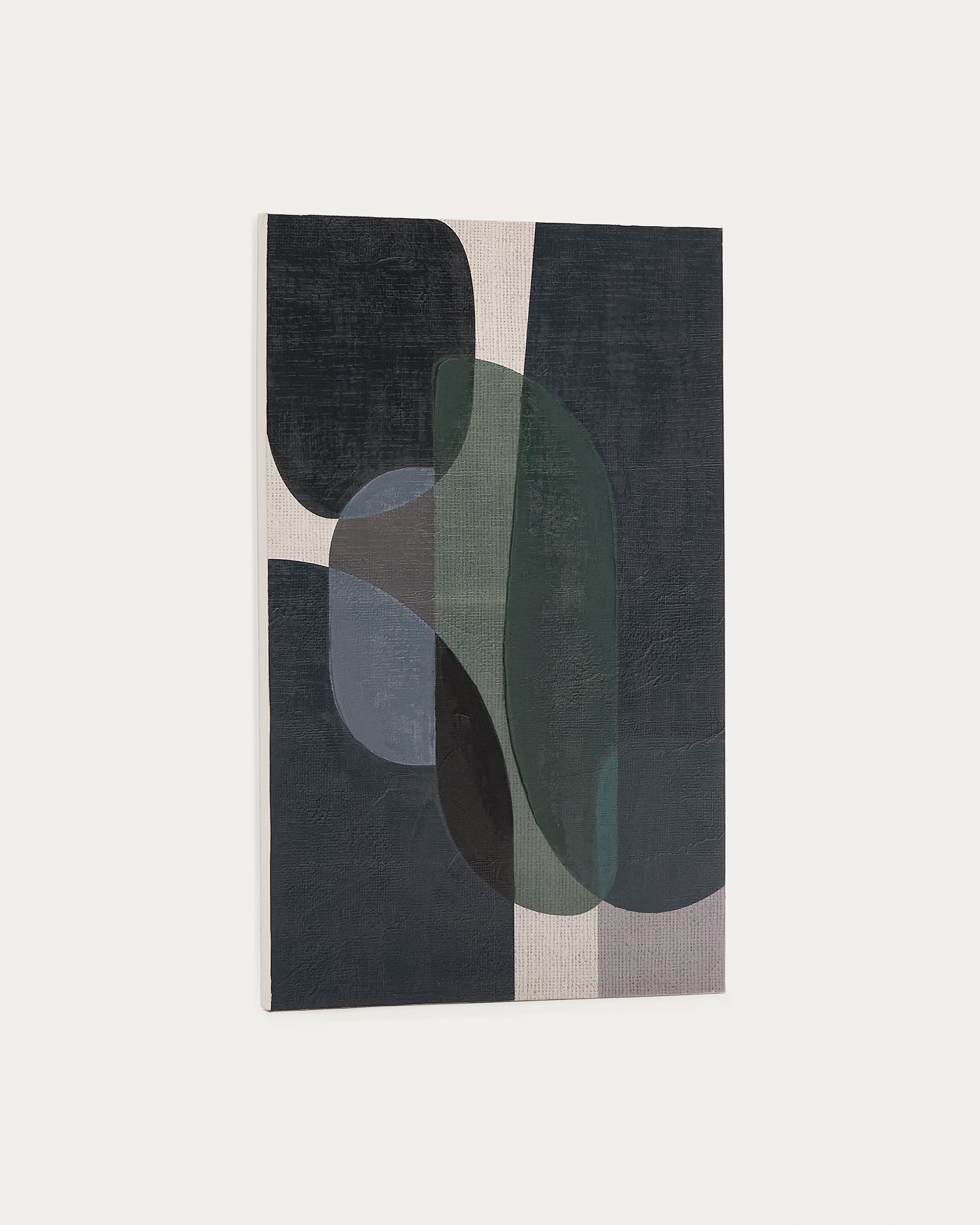 Nemsa blue and green abstract canvas, 90 x 60 cm - Product View