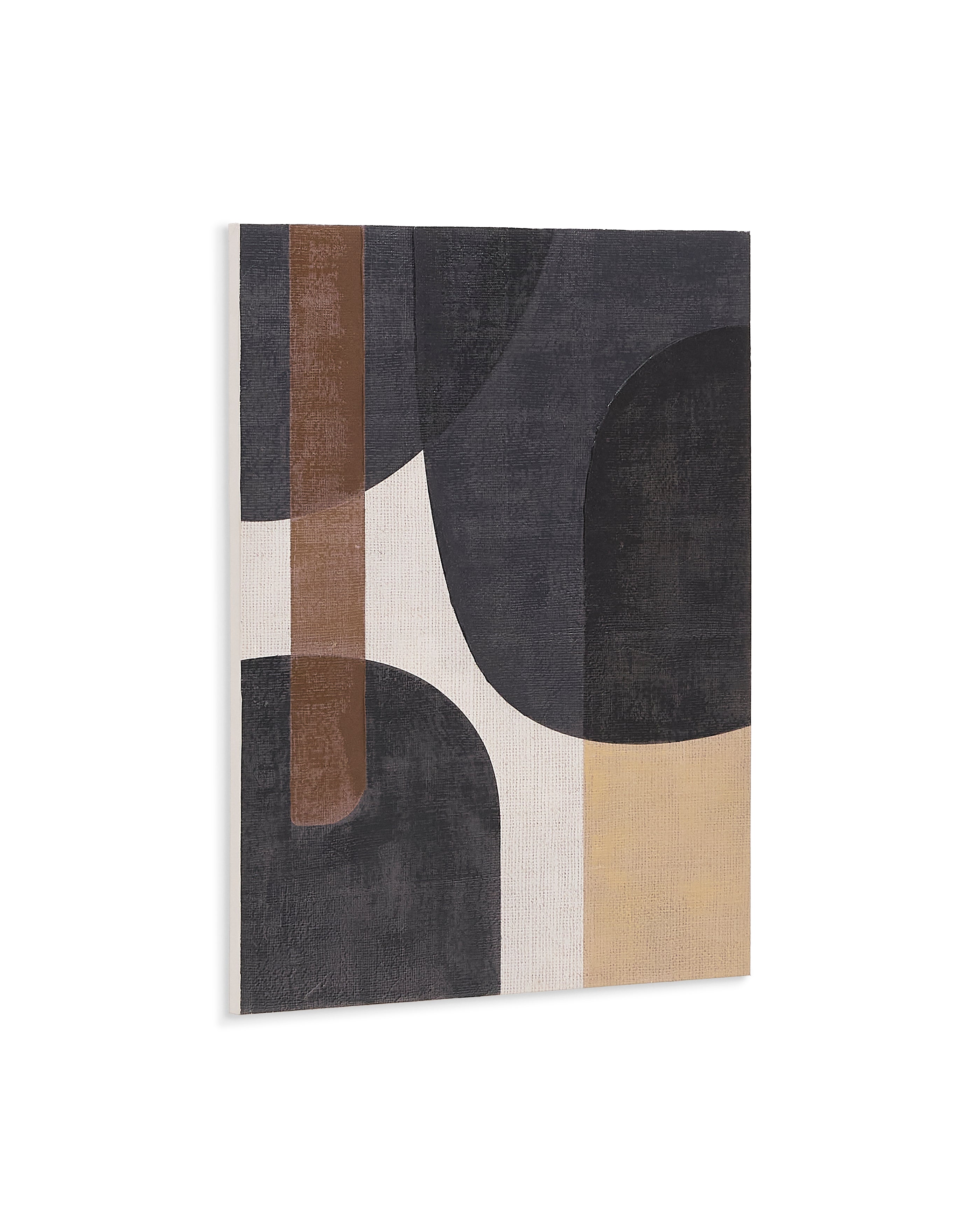 Tonol, brown abstract canvas, 100 x 80 cm - Product Image