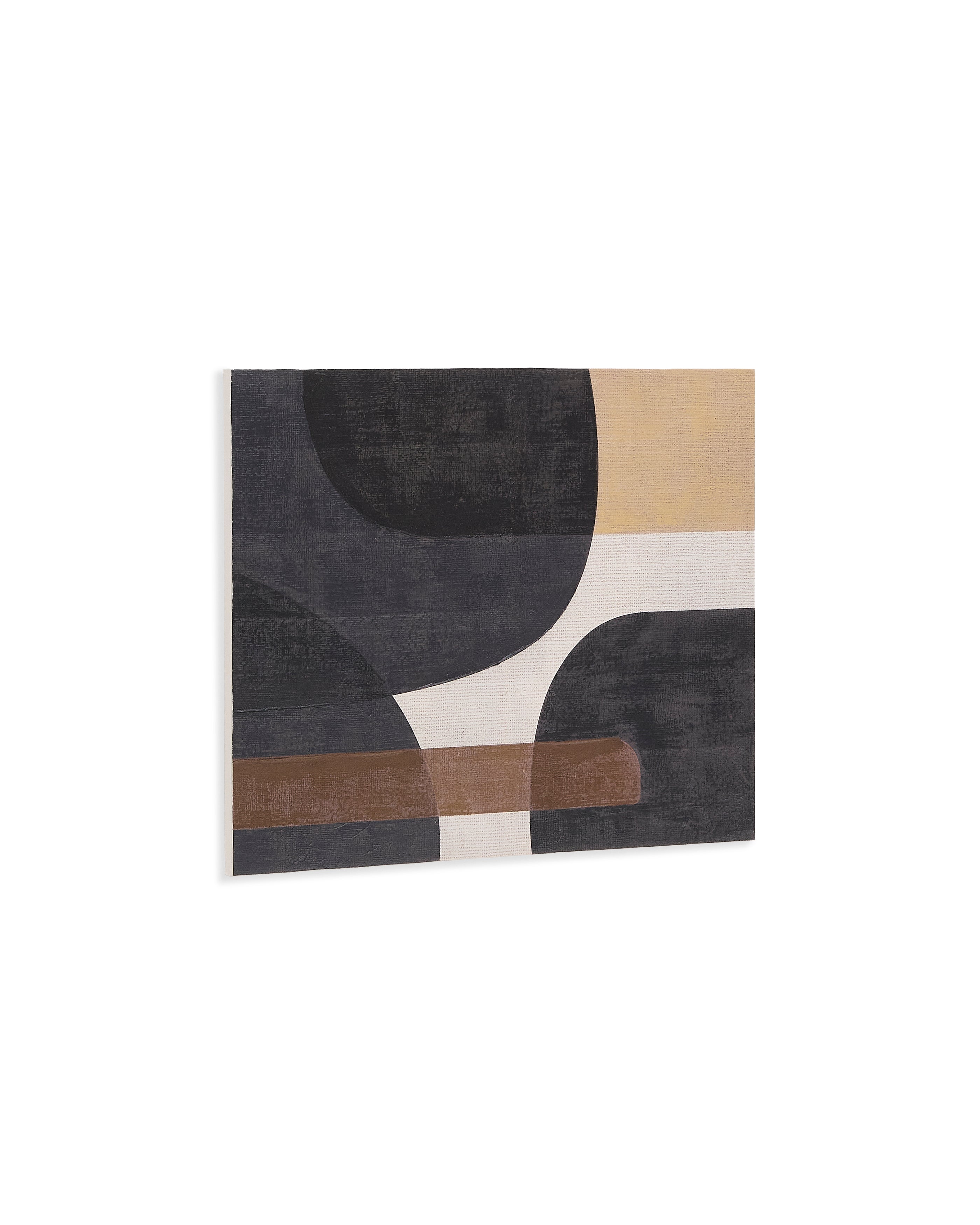 Tonol, brown abstract canvas, 100 x 80 cm - Product Image