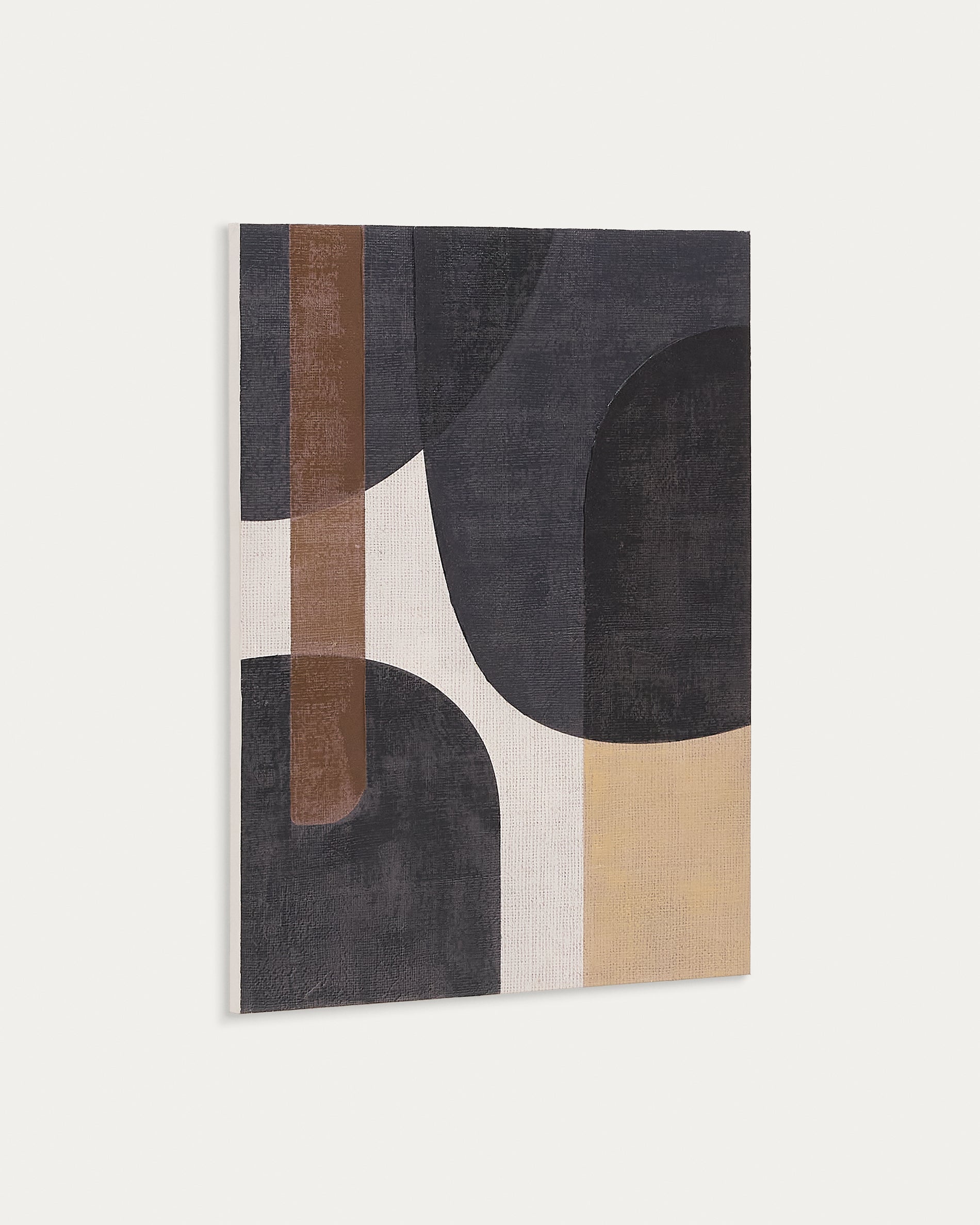 Tonol, brown abstract canvas, 100 x 80 cm - Product View
