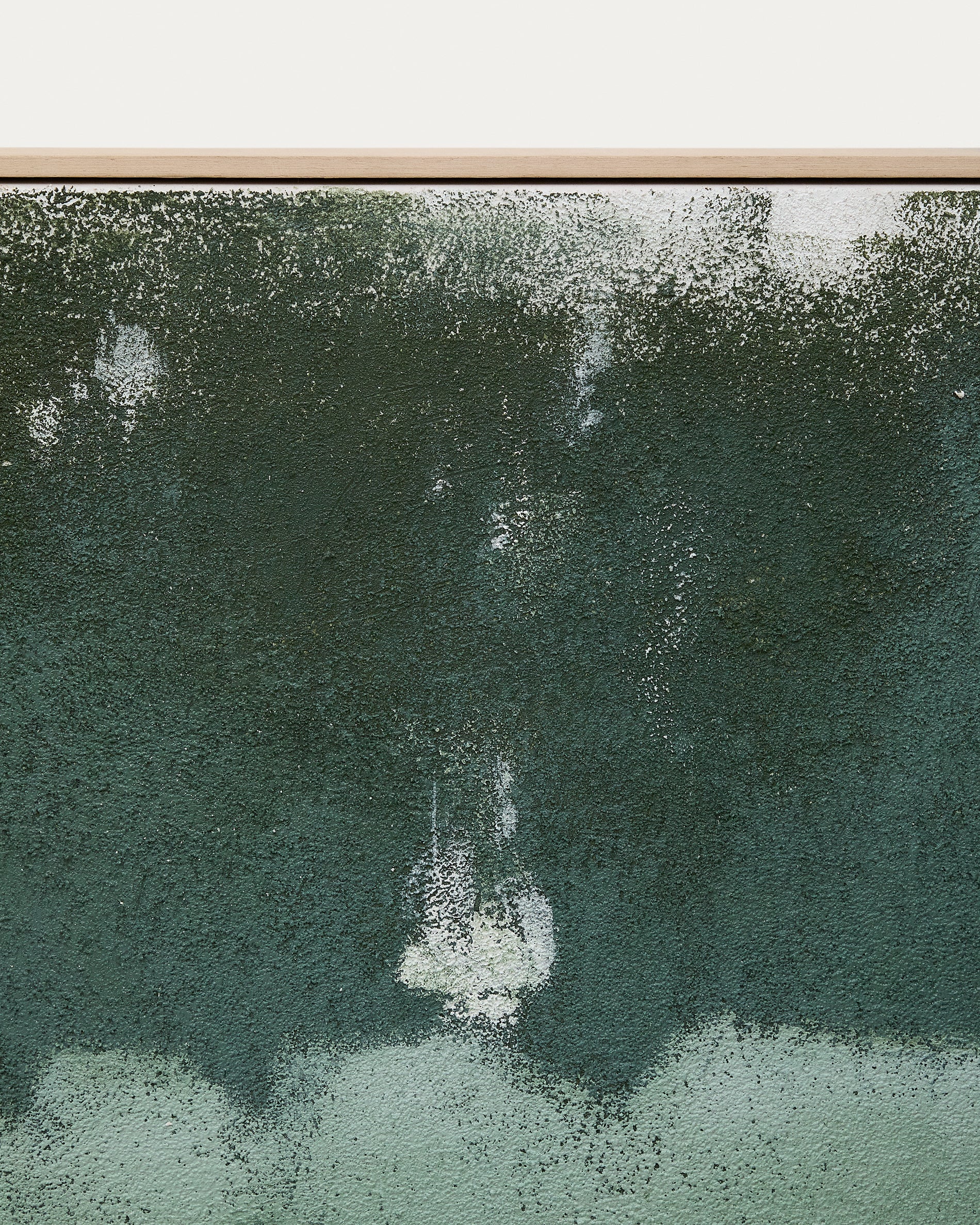 Selnar green abstract picture, 202 x 122 cm - Detail