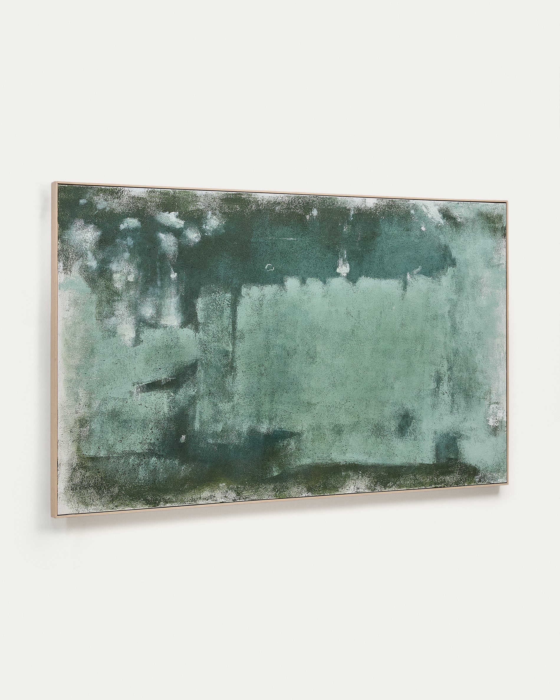 Selnar green abstract picture, 202 x 122 cm - Product View