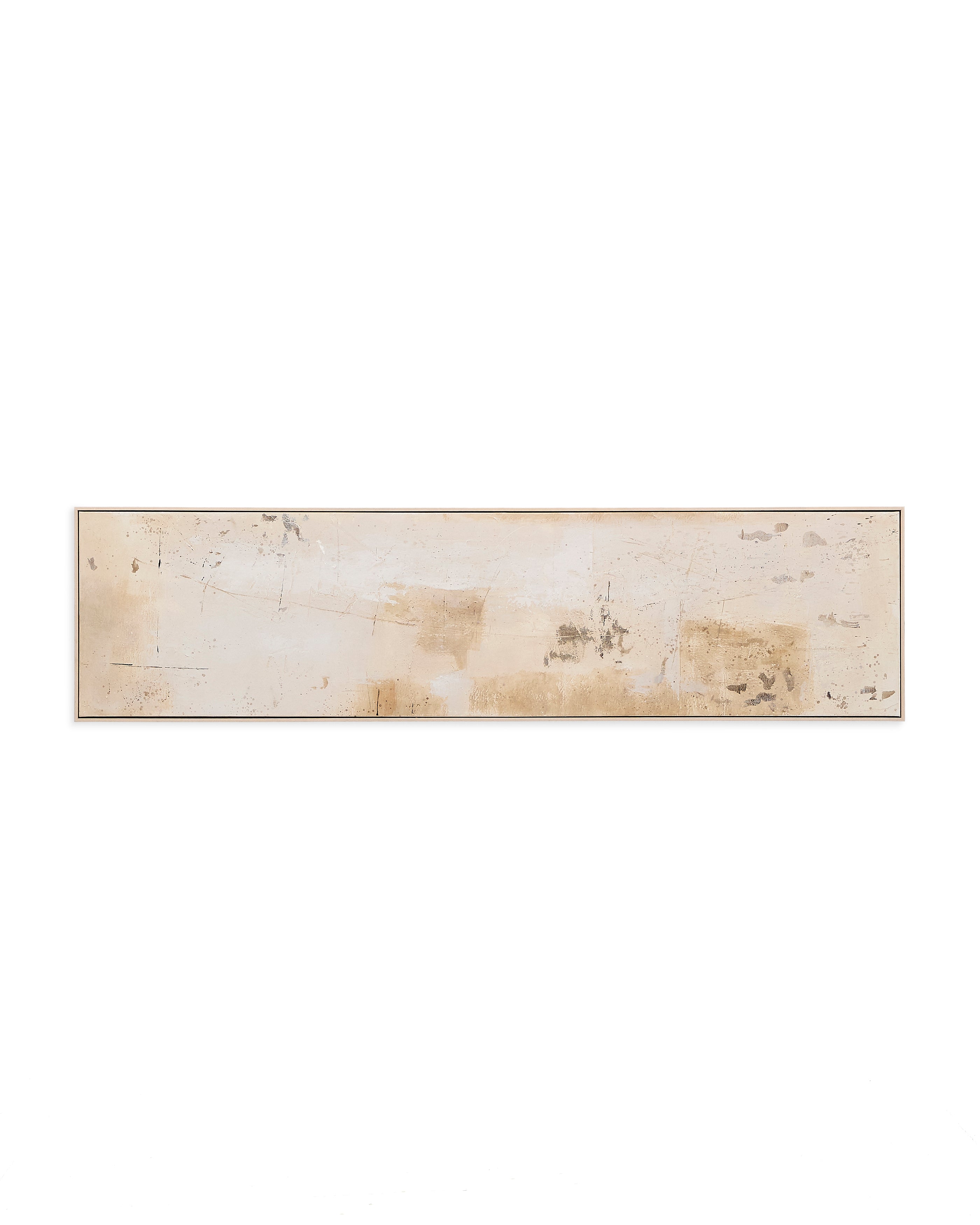 Silpa dark beige abstract picture, 182 x 47 cm - Product Image