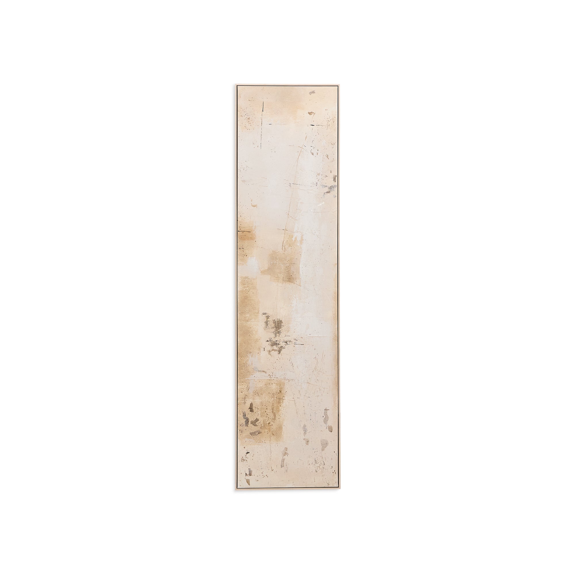 Silpa dark beige abstract picture, 182 x 47 cm - Product Image