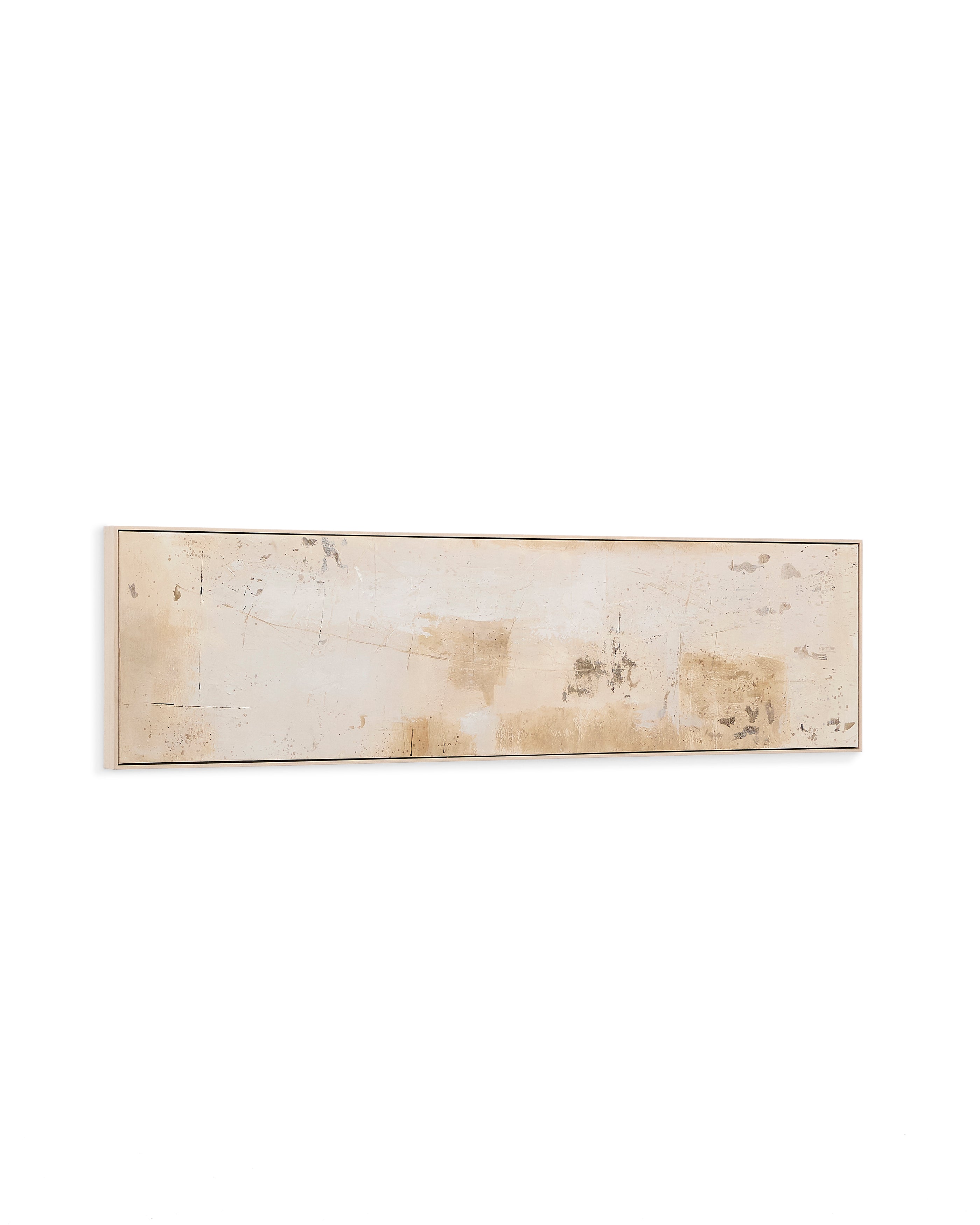 Silpa dark beige abstract picture, 182 x 47 cm - Product Image