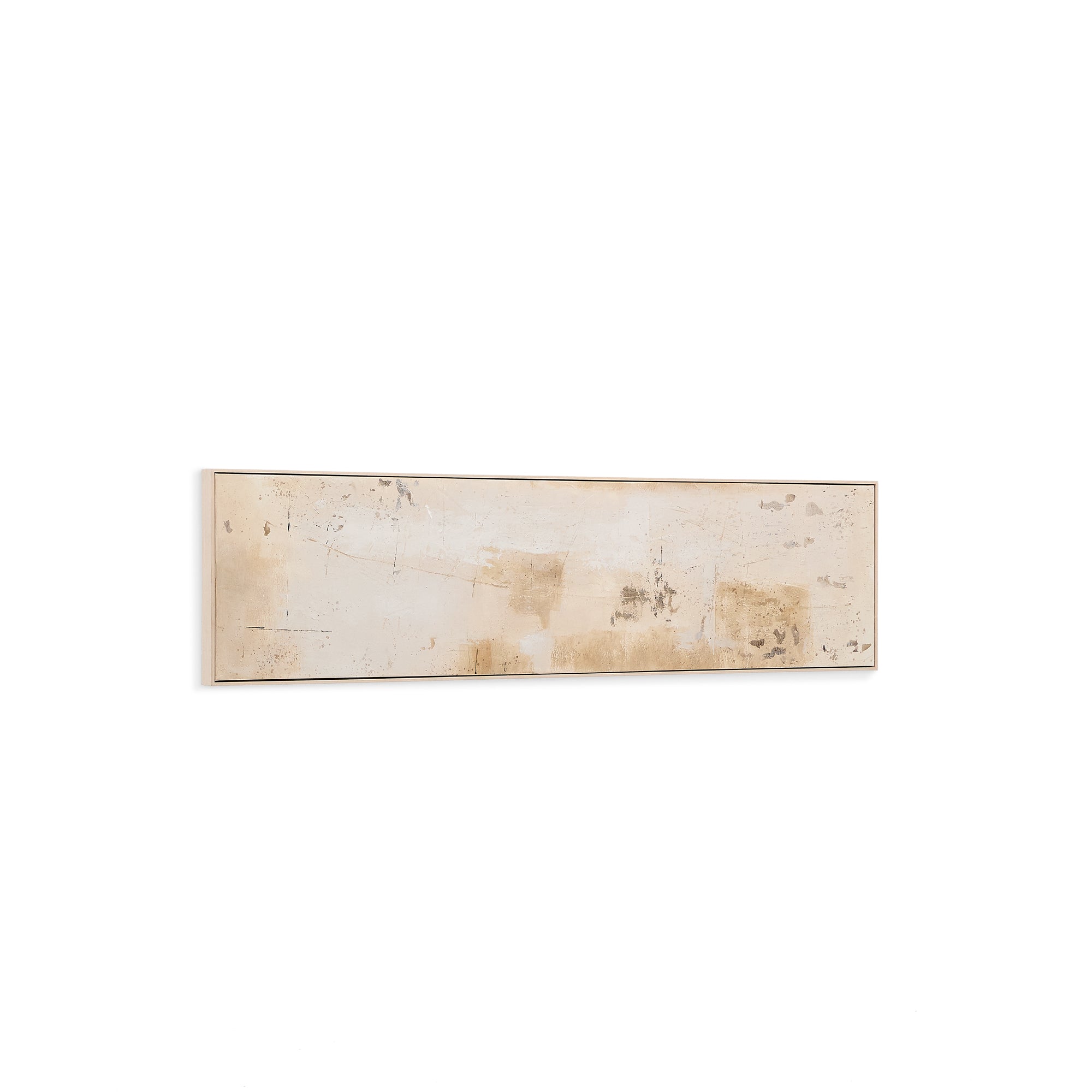 Silpa dark beige abstract picture, 182 x 47 cm - Product Image