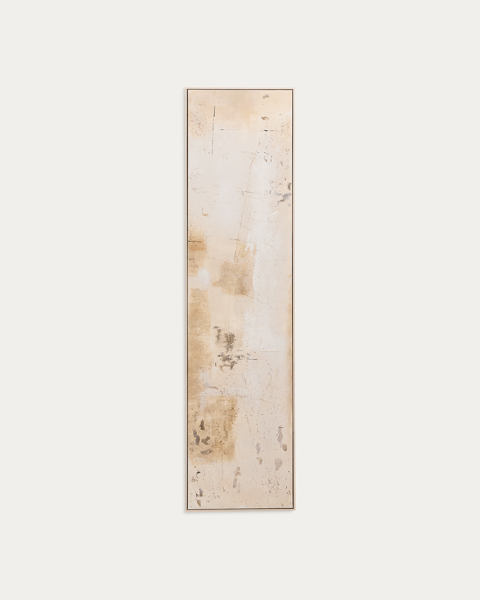 Silpa dark beige abstract picture, 182 x 47 cm - Product View