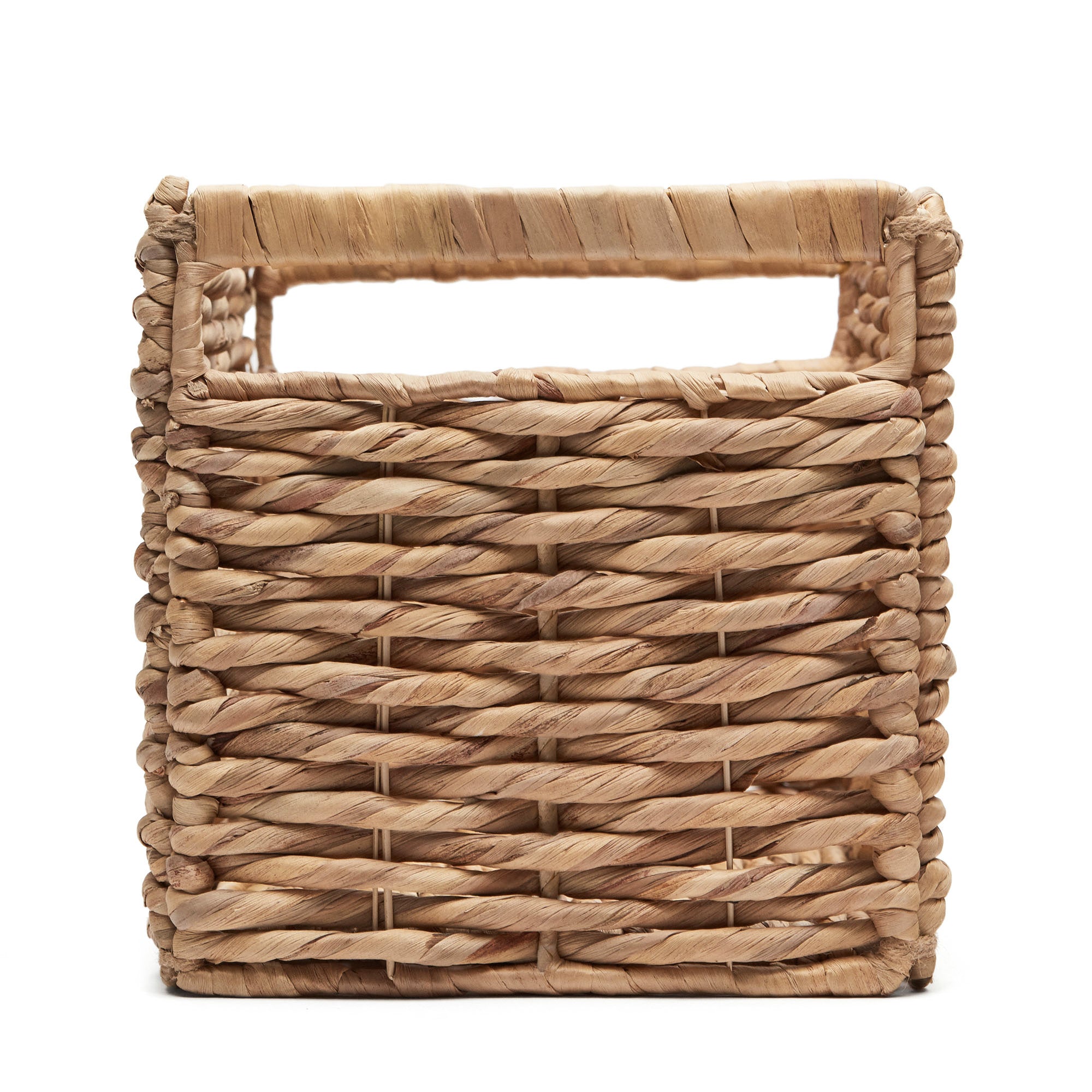 Words basket made from natural fibres with a natural finish - Product Image
