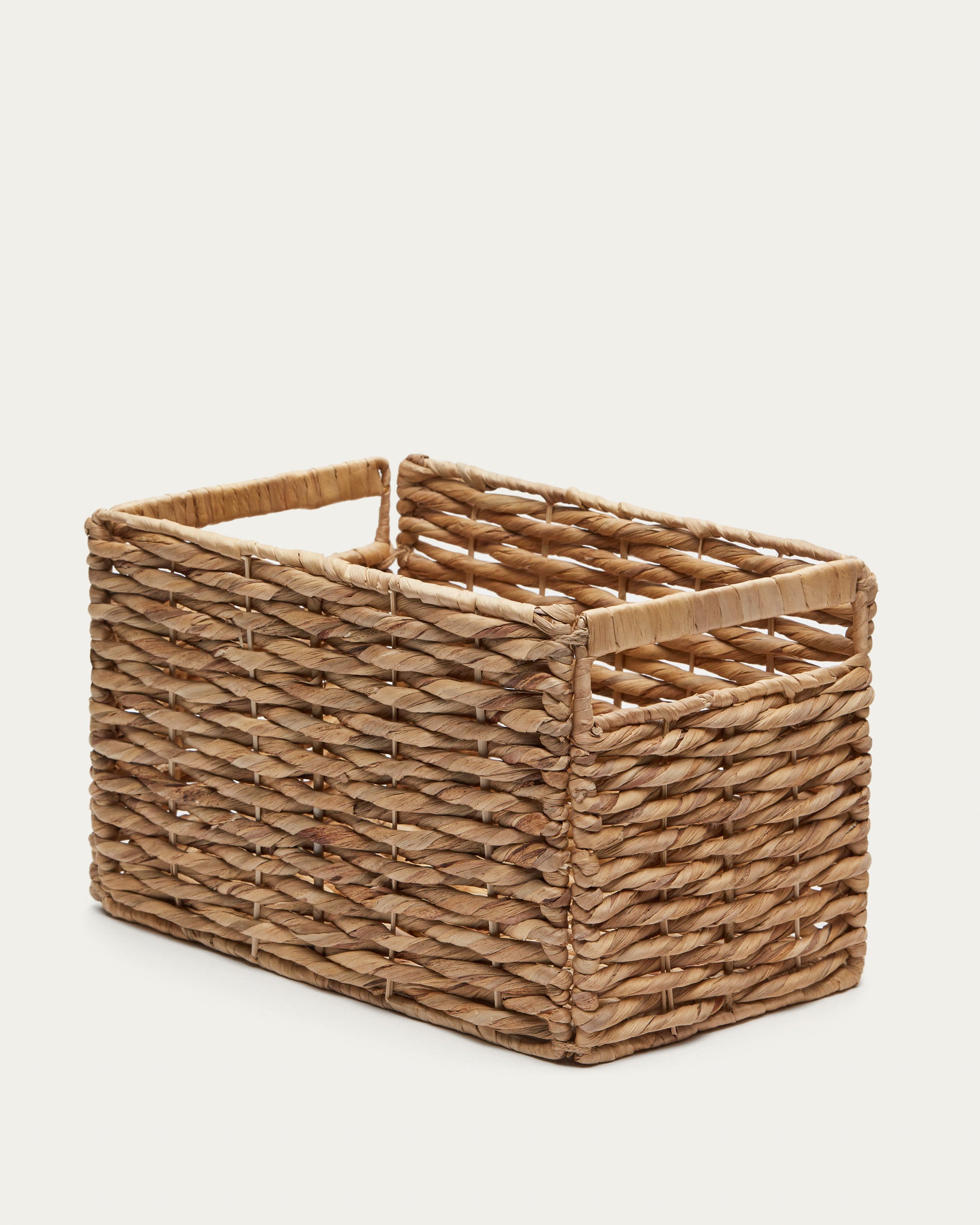 Words basket made from natural fibres with a natural finish - Product View