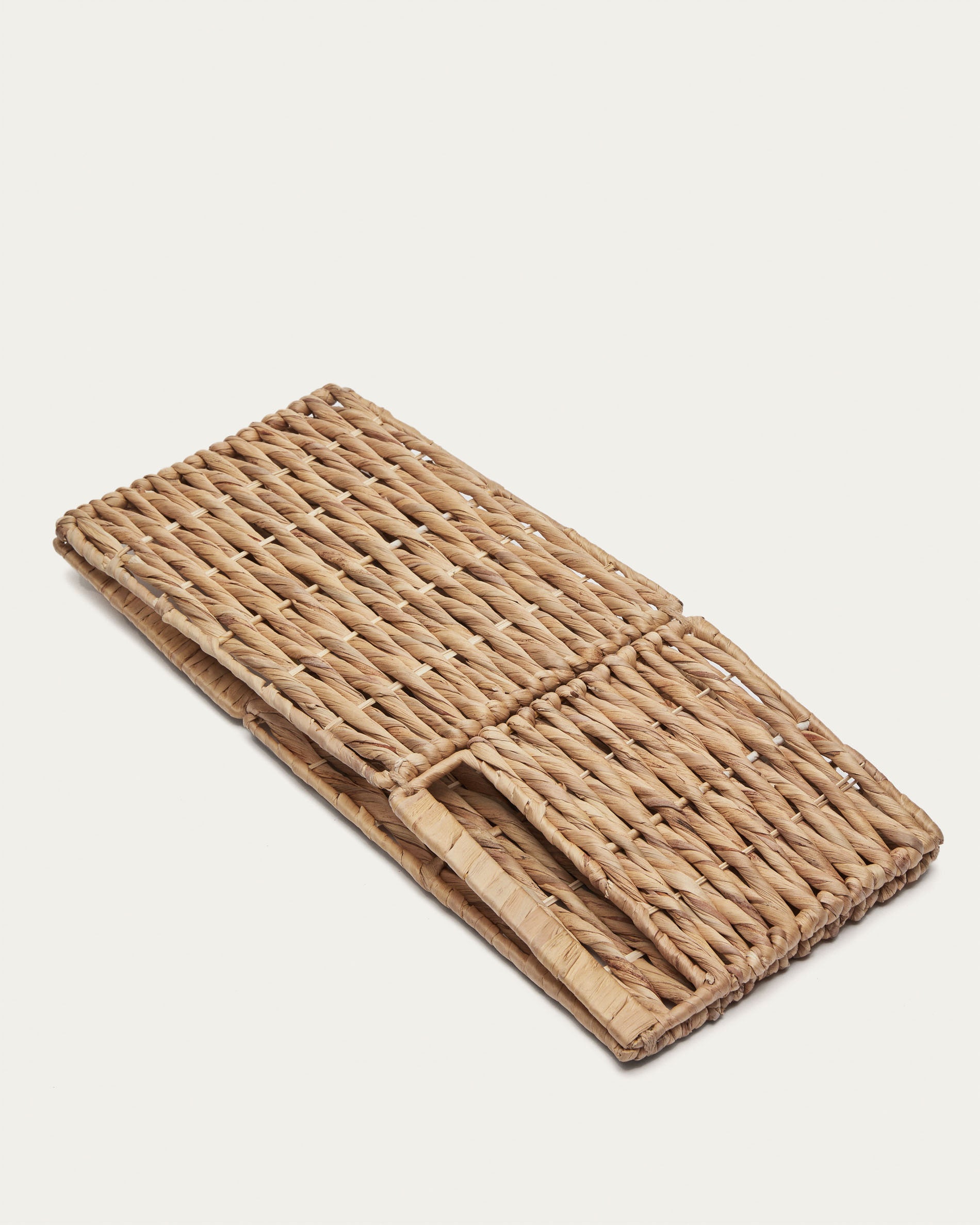 Words basket made from natural fibres with a natural finish - Product View