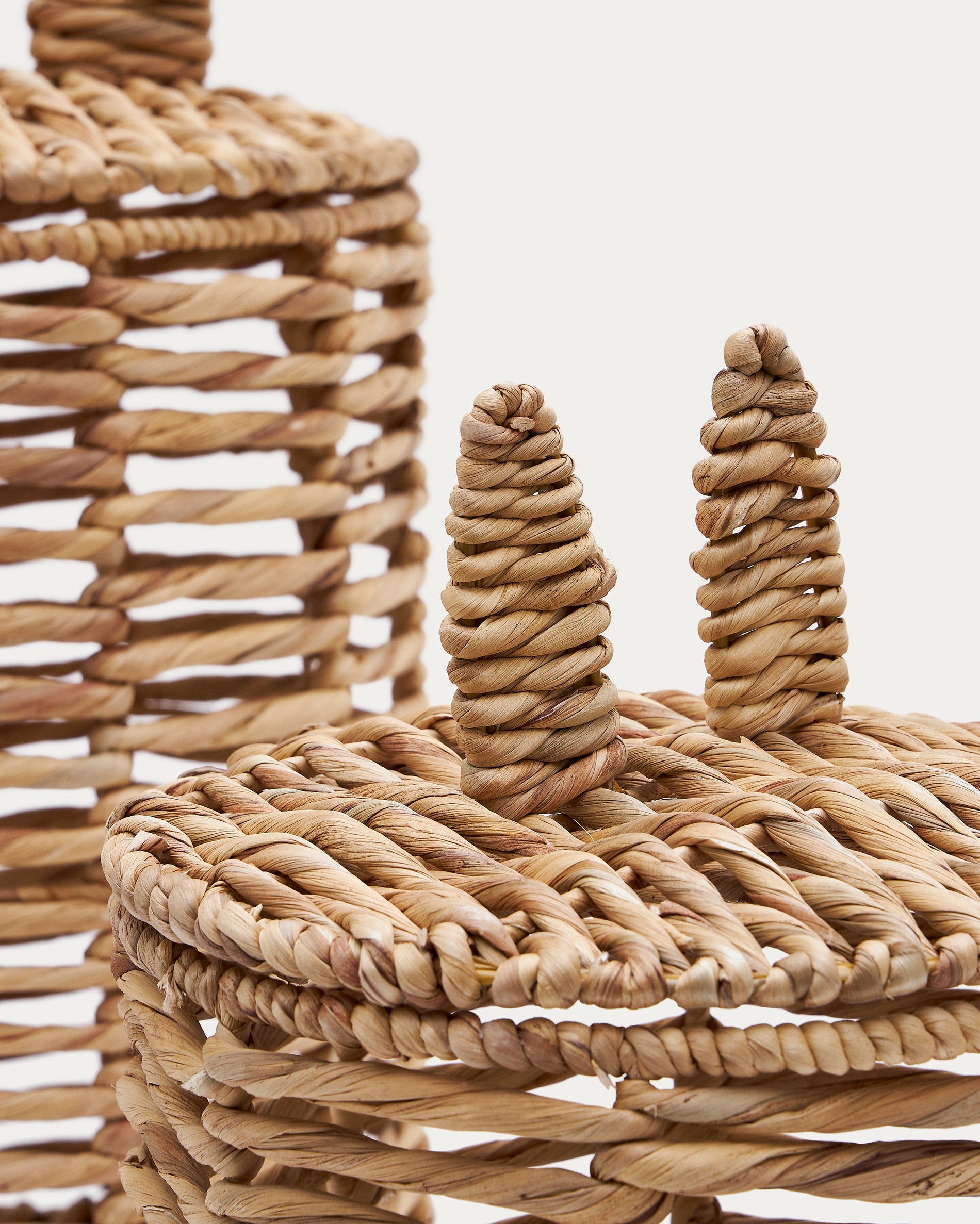 Venezia set of 2 natural fibre children's baskets 40cm / 50cm - Detail