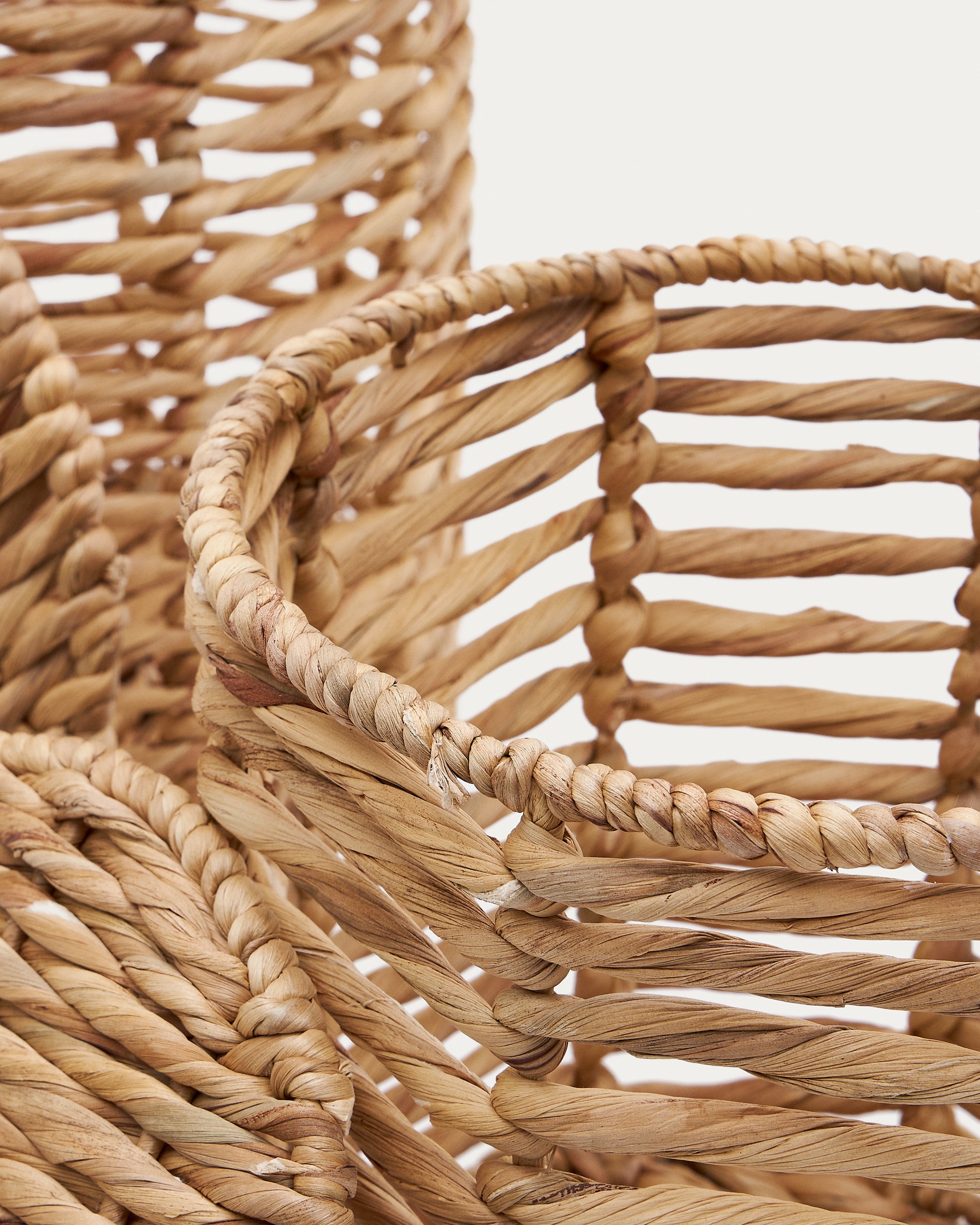 Venezia set of 2 natural fibre children's baskets 40cm / 50cm - Detail