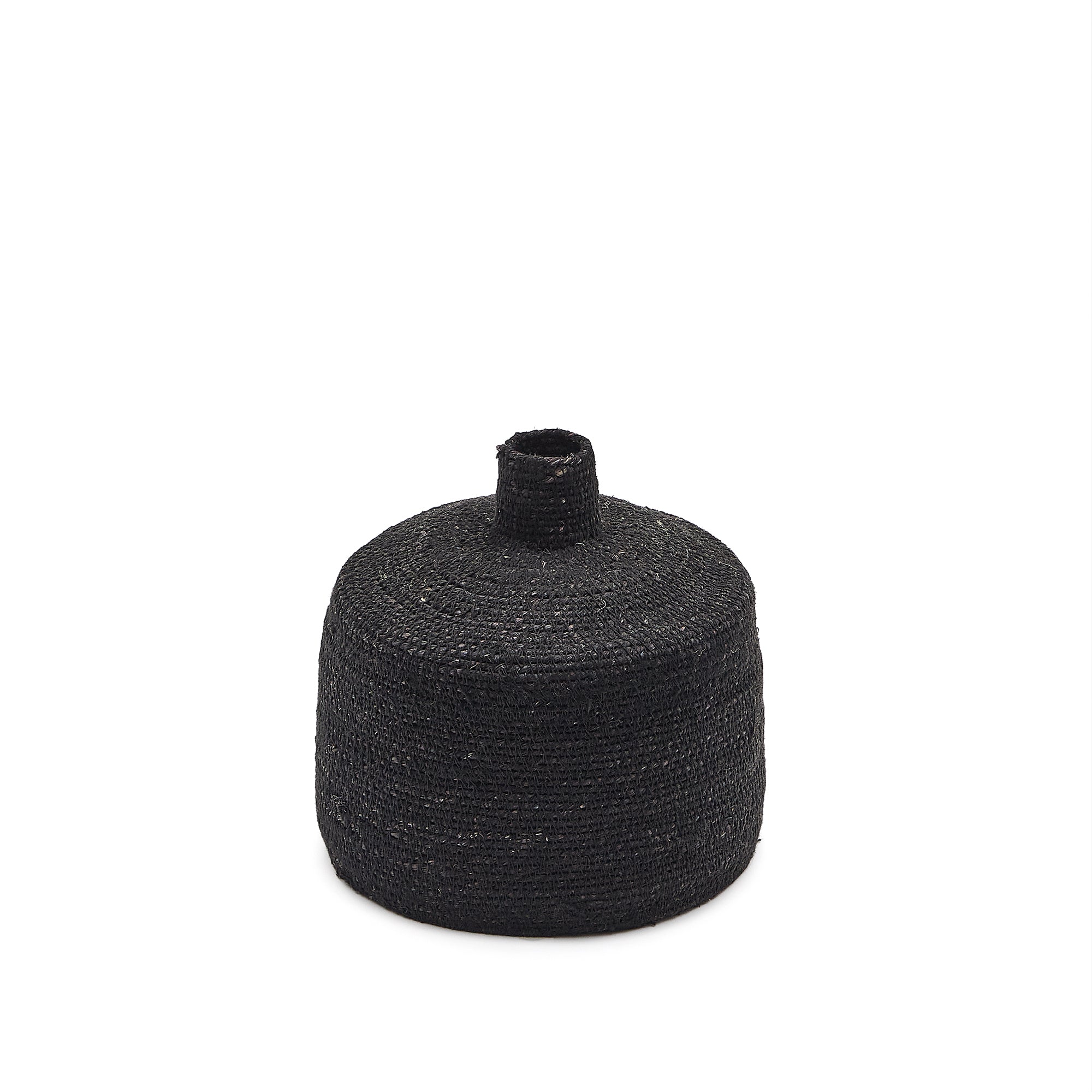 Salinas vase made of natural fibres with a natural finish 20 cm - Product Image