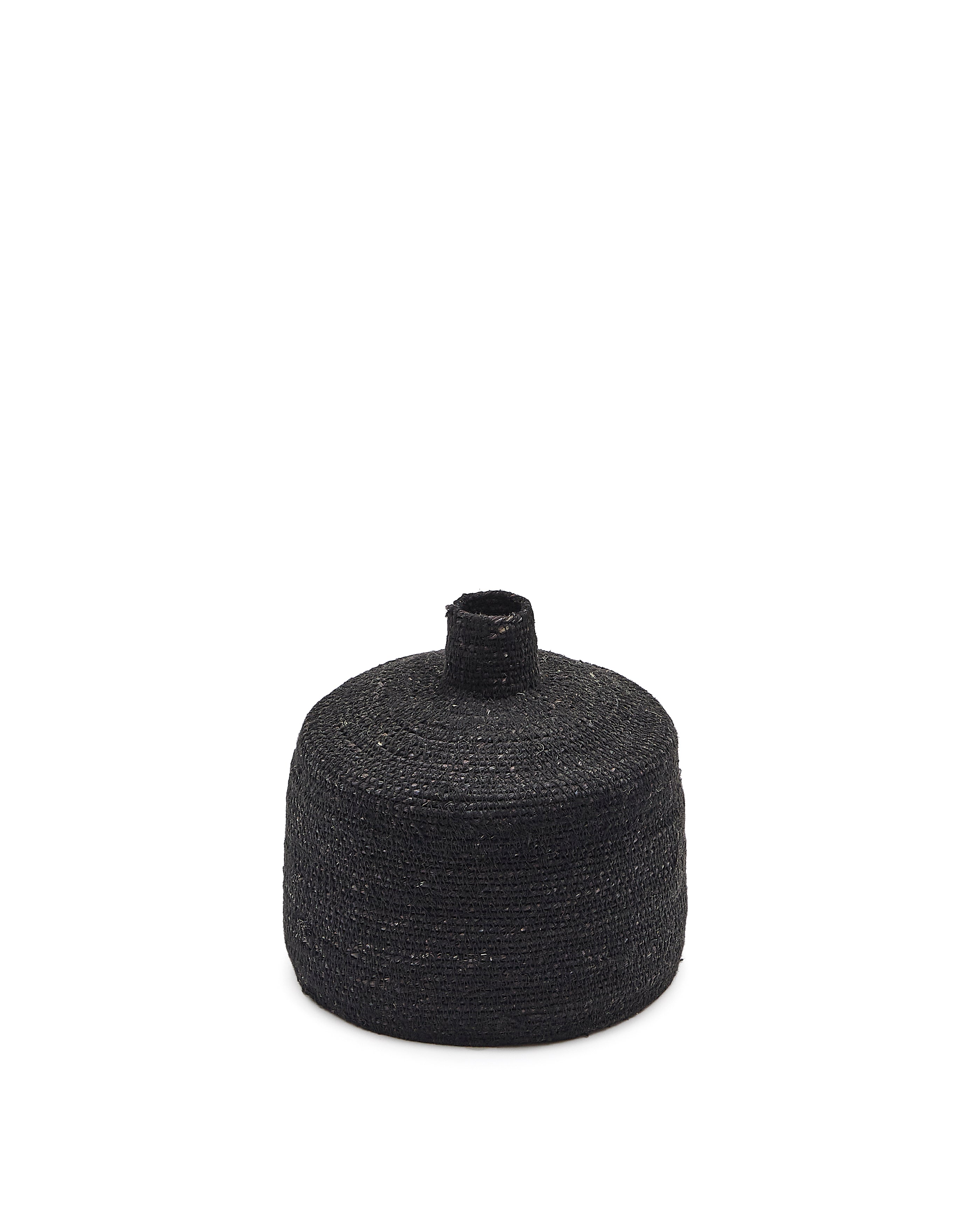 Salinas vase made of natural fibres with a natural finish 20 cm - Product Image
