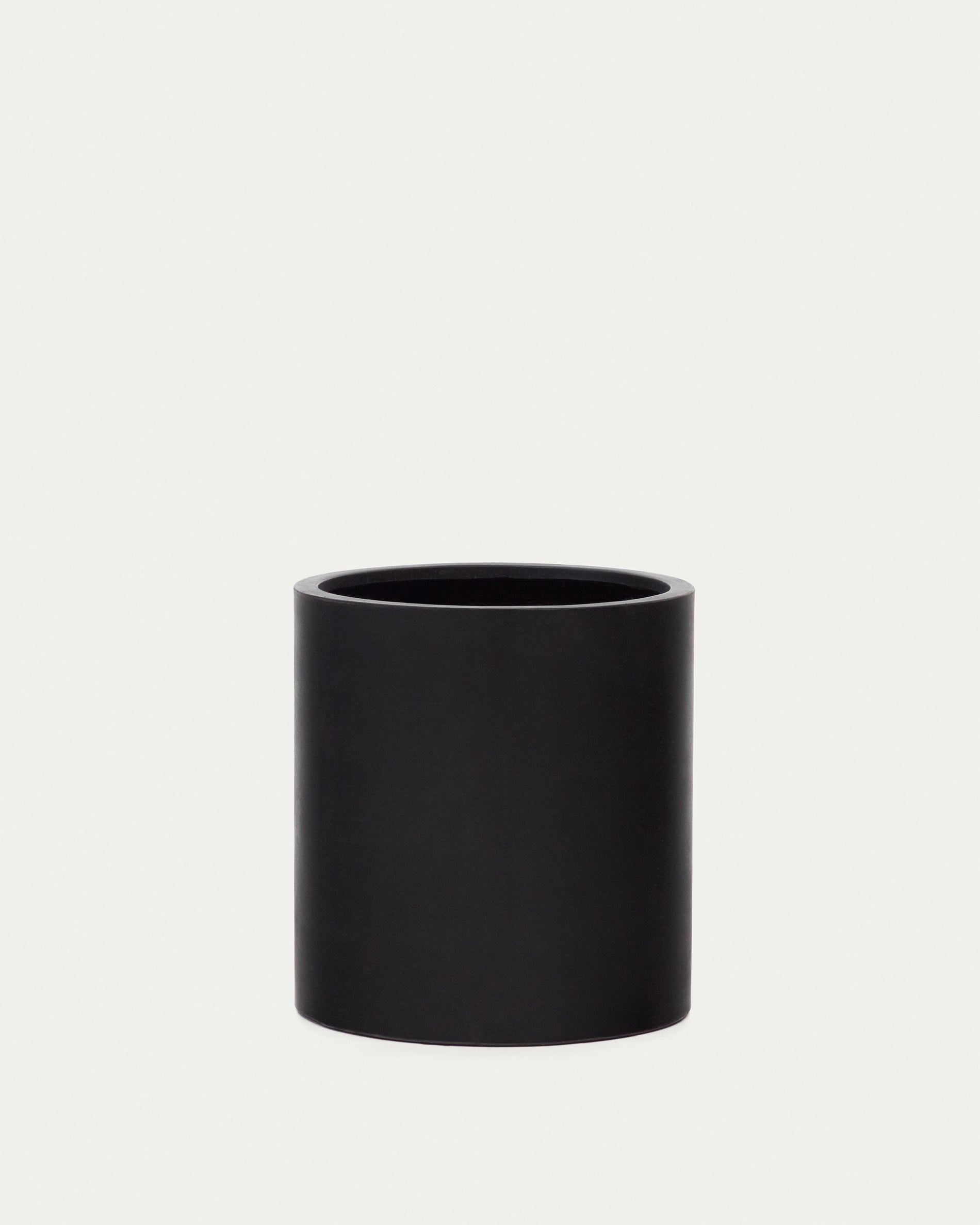 Aiguablava plant pot in black cement, Ø 52 cm - Product View
