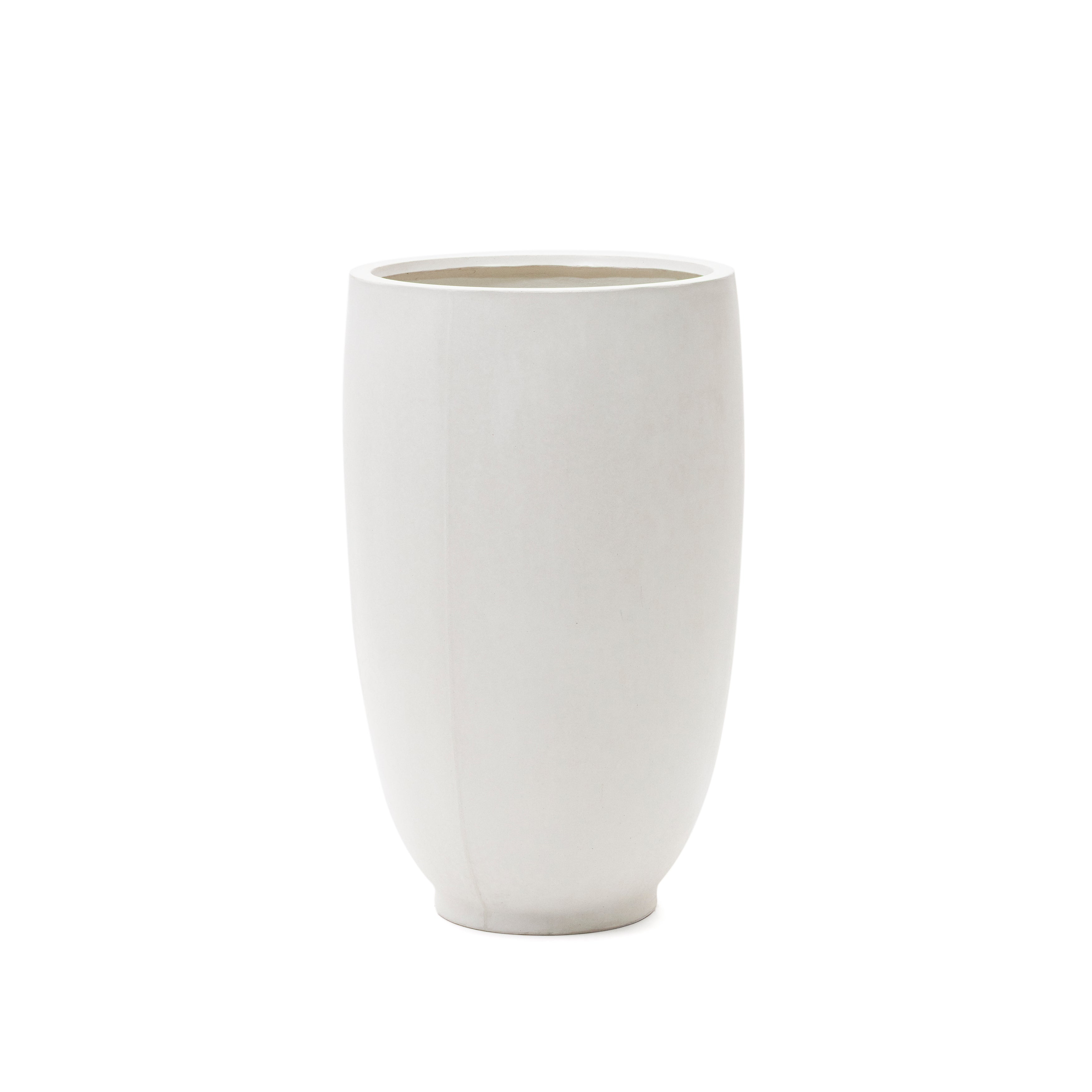 Aiguablava White Cement Planter Ø 75 cm - Product Image