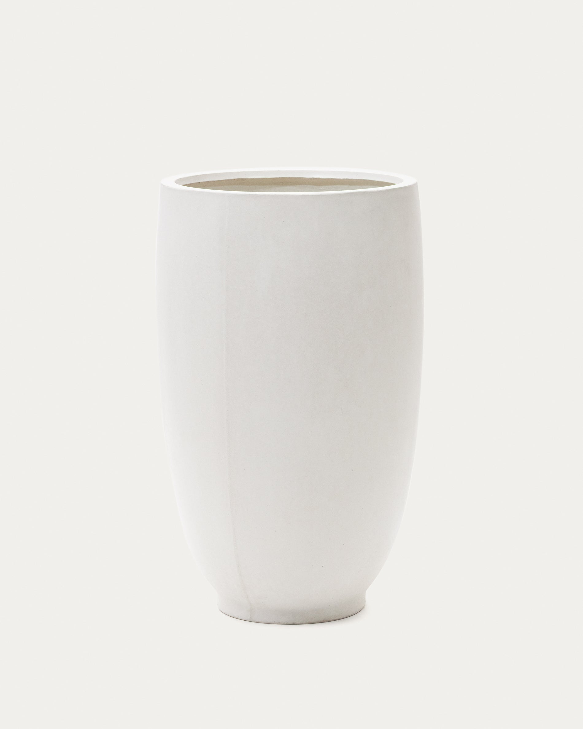Aiguablava White Cement Planter Ø 75 cm - Product View
