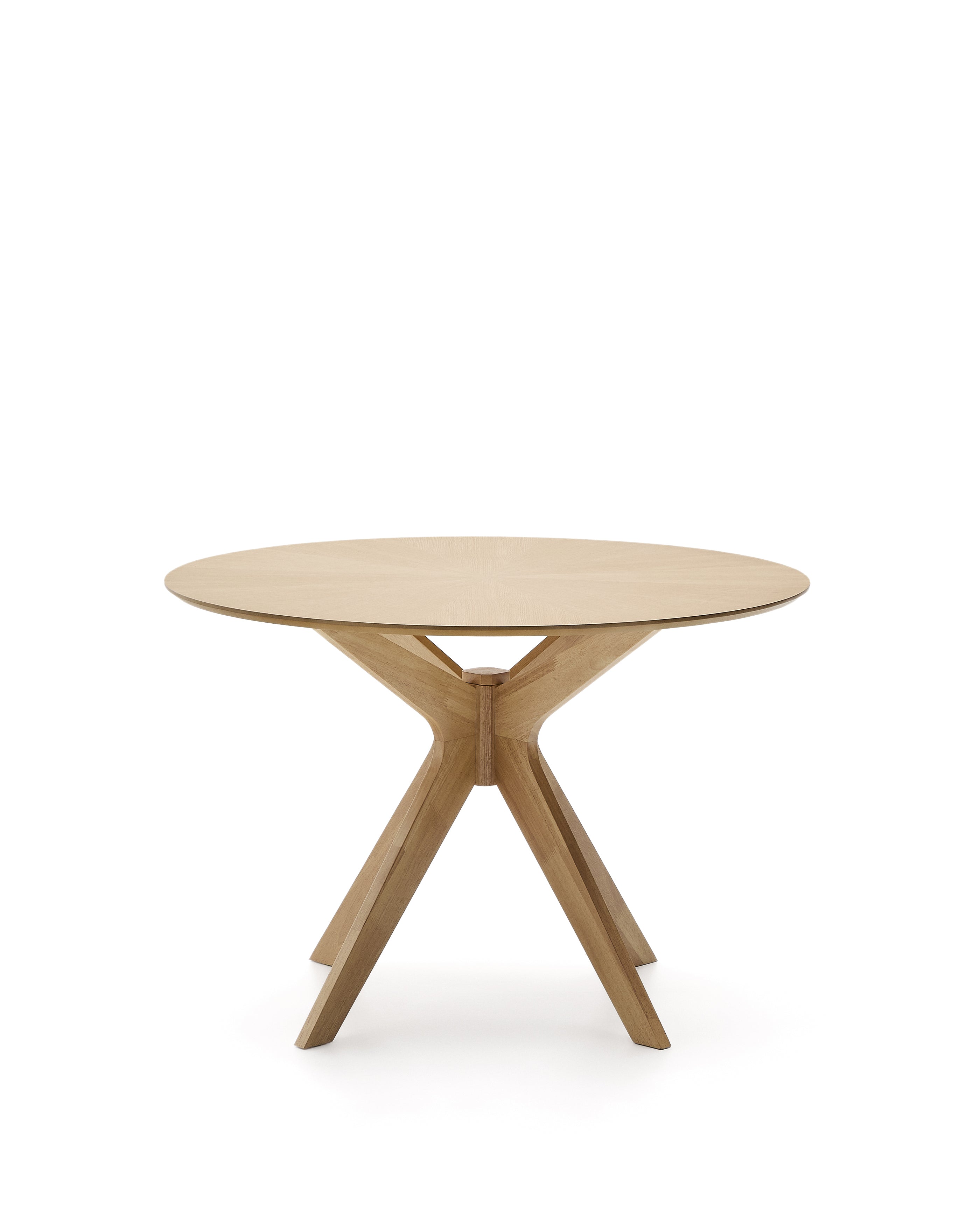 Naanim round table in oak veneer, Ø 100 cm - Product Image