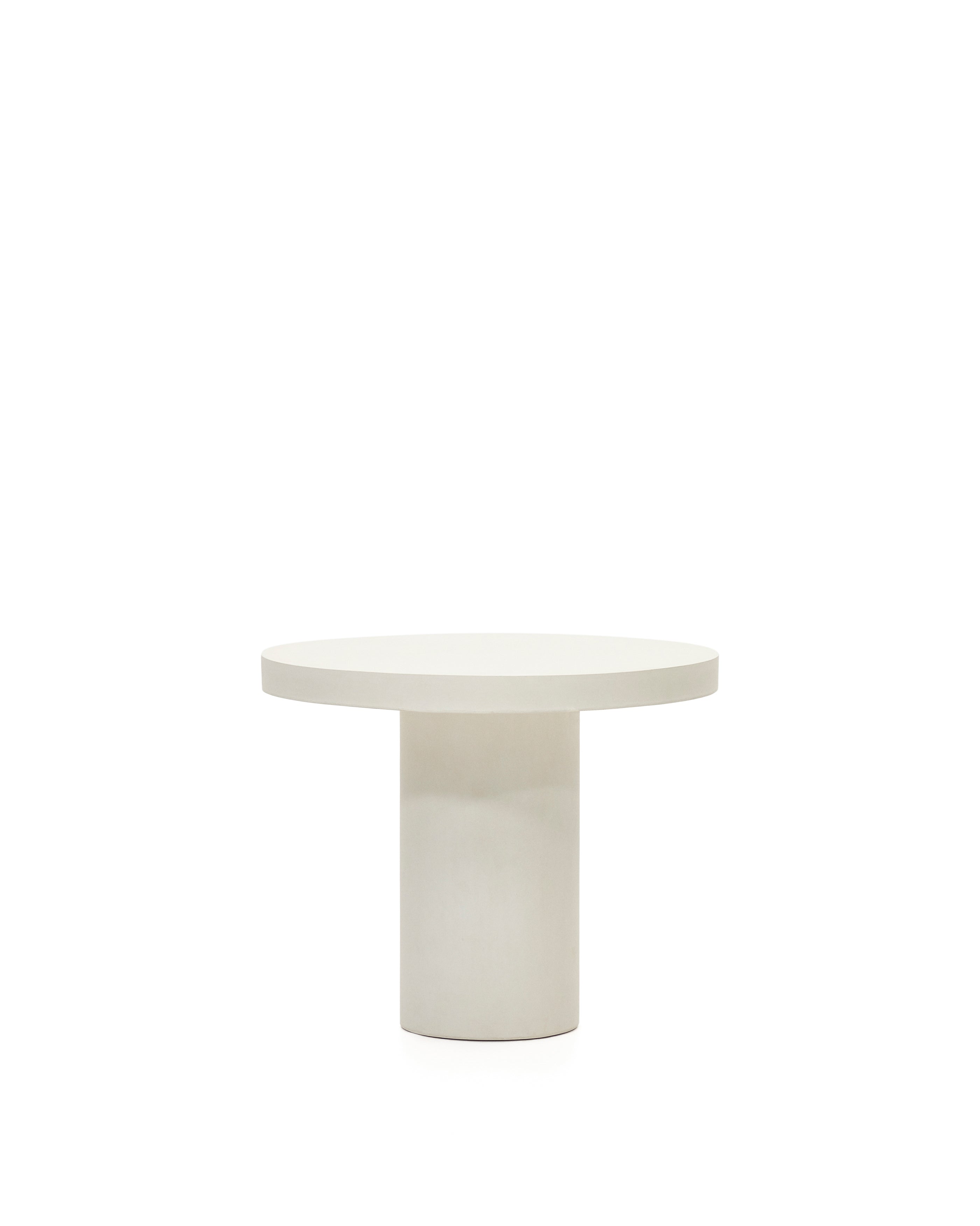 Aiguablava round table in white cement, Ø 90 cm - Product Image