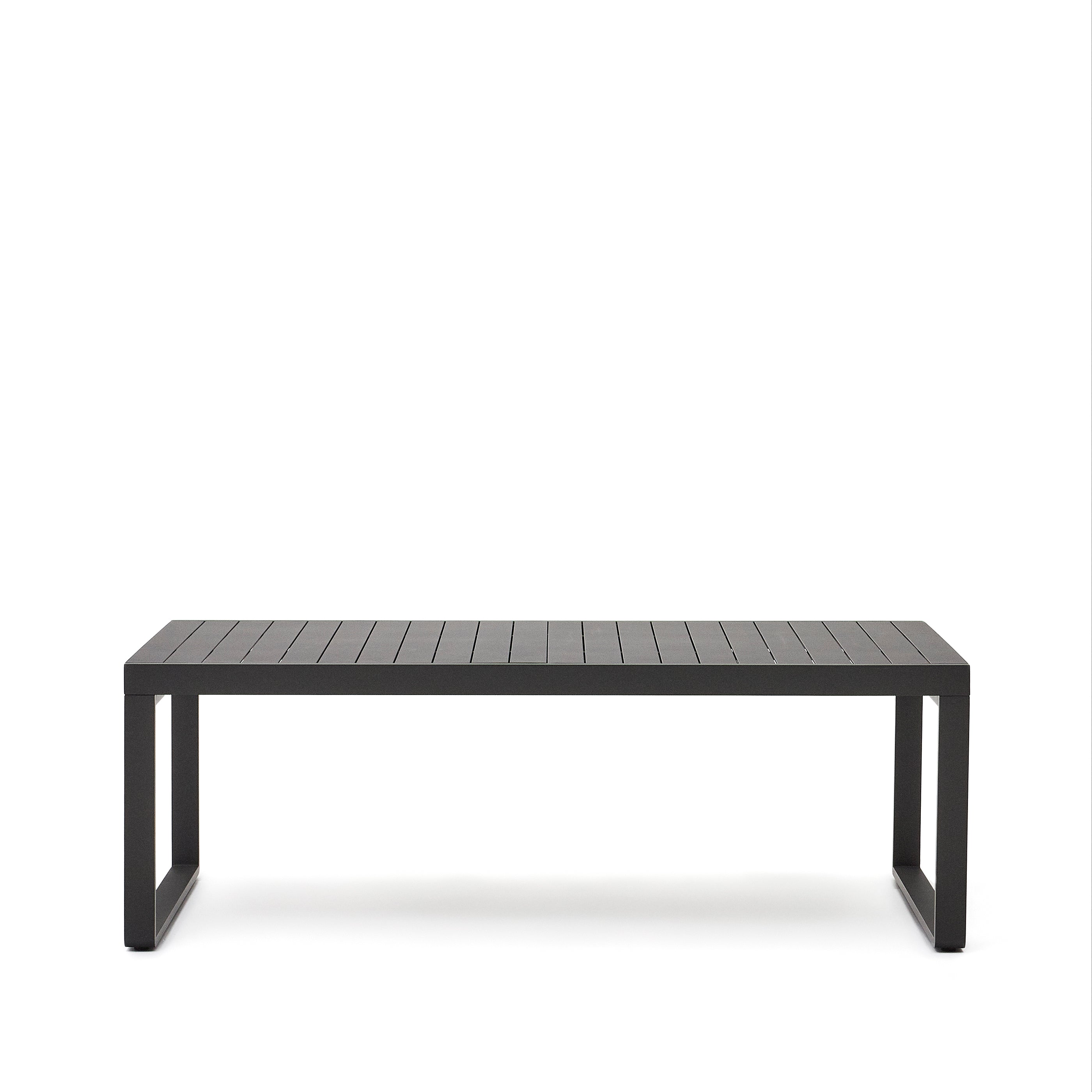 Galdana kültéri kihúzható asztal alumíniumból fekete bevonattal 220 (340) x 100 cm